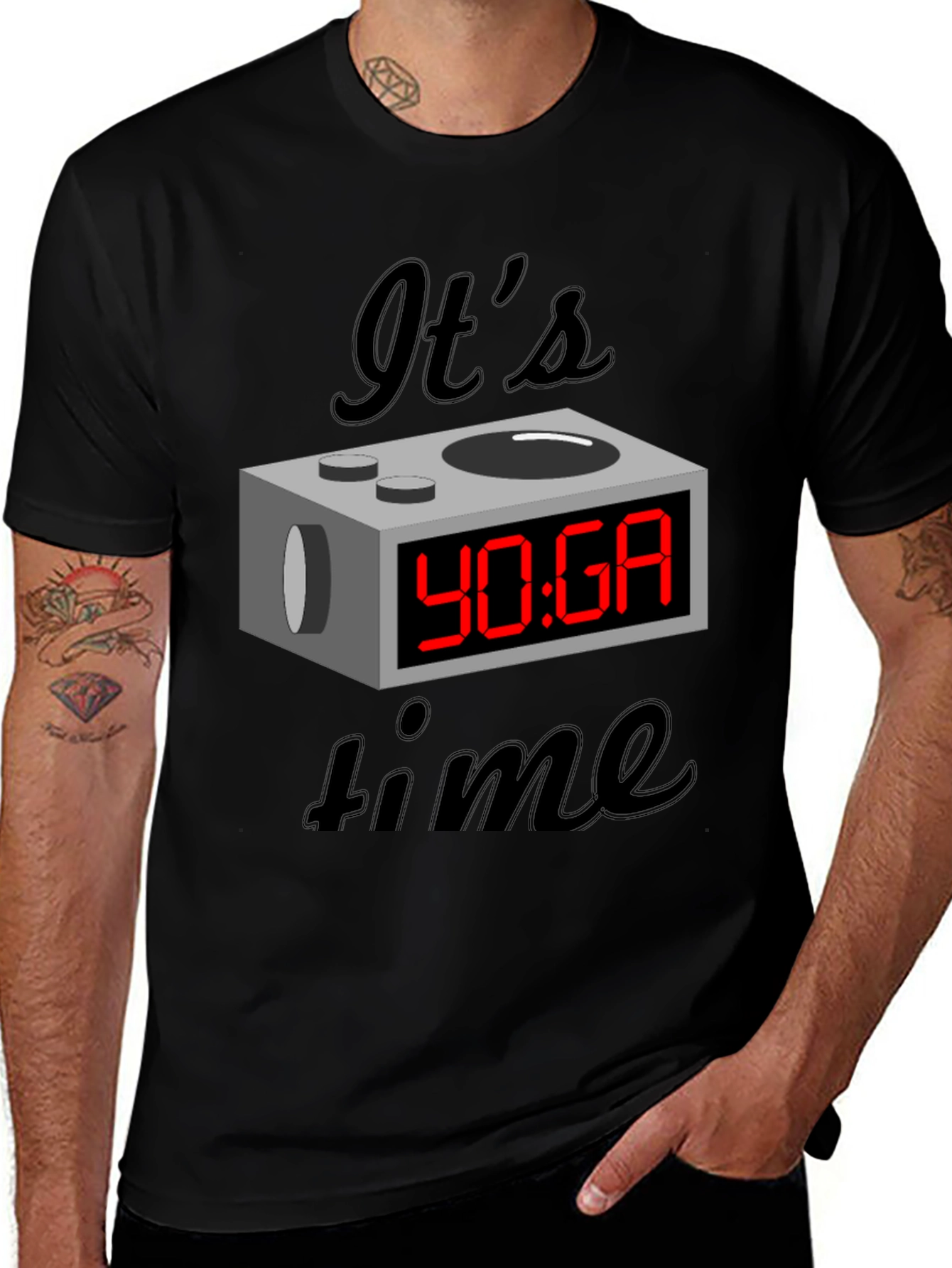 Variant 19 of Yoga Time Graphic T-Shirt