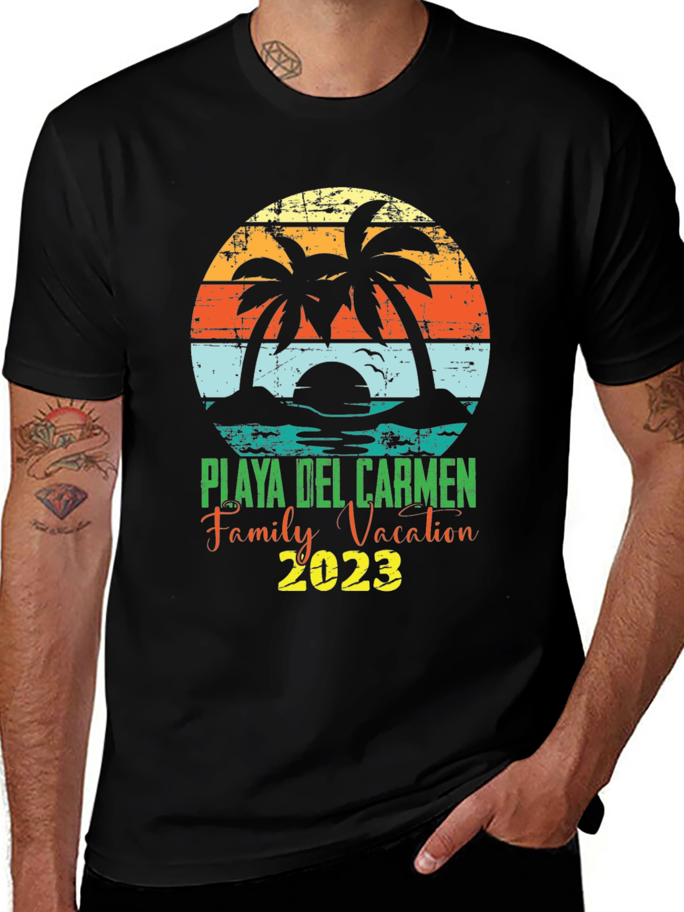 Playa Del Carmen Family Vacation 2023 T-Shirt