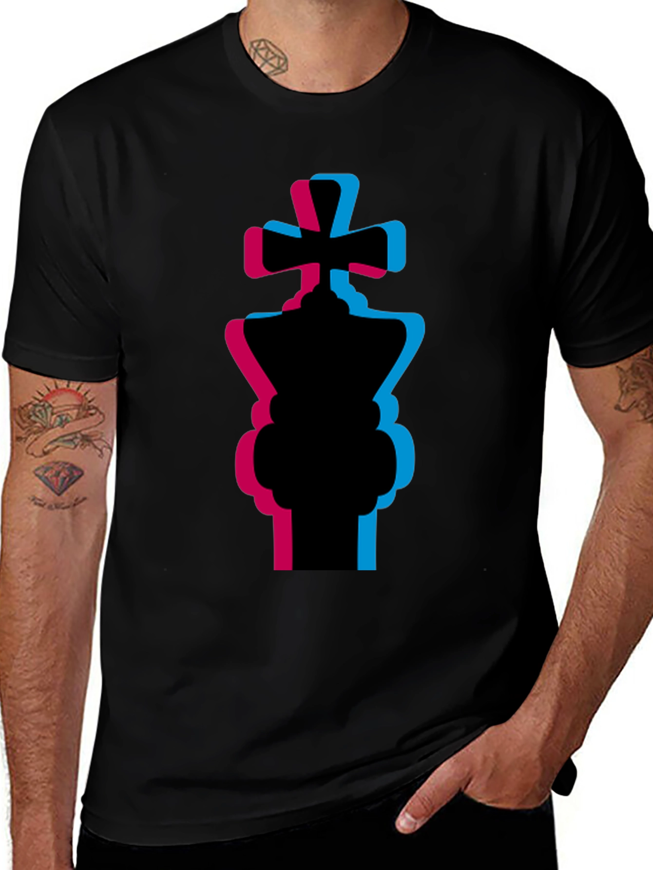 Chess King Graphic Tee - Stylish Black T-Shirt