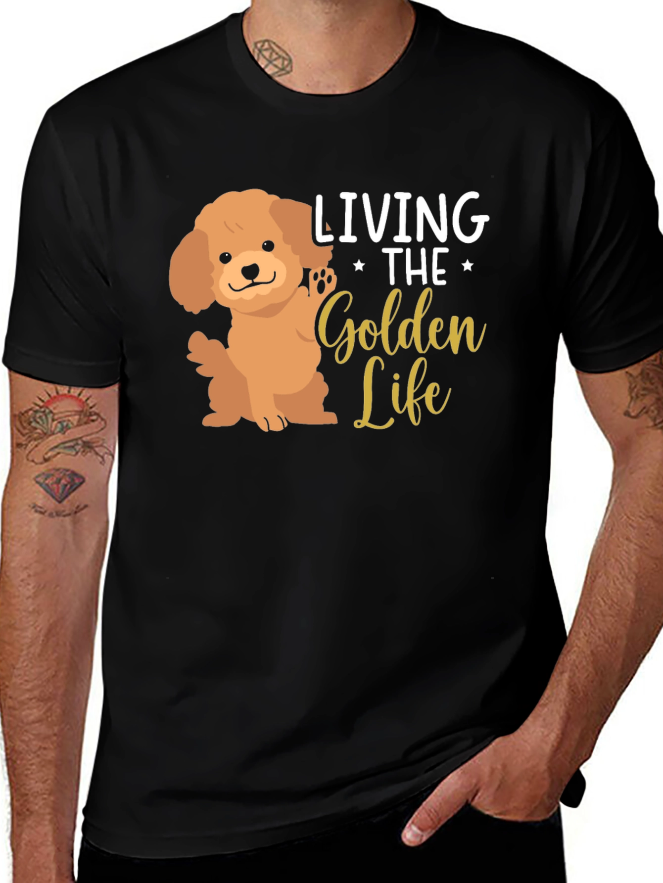 Variant 23 of Living the Golden Life T-Shirt