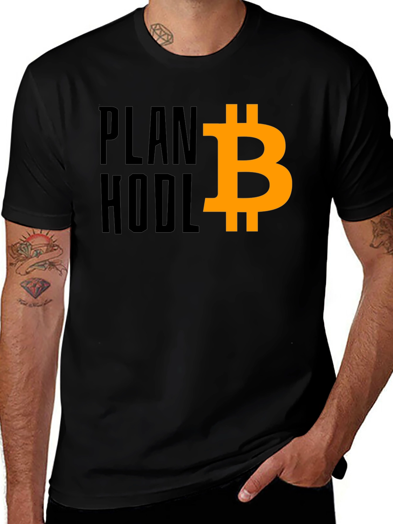 Variant 10 of Plan Hodl Bitcoin T-Shirt - Crypto Investor Tee