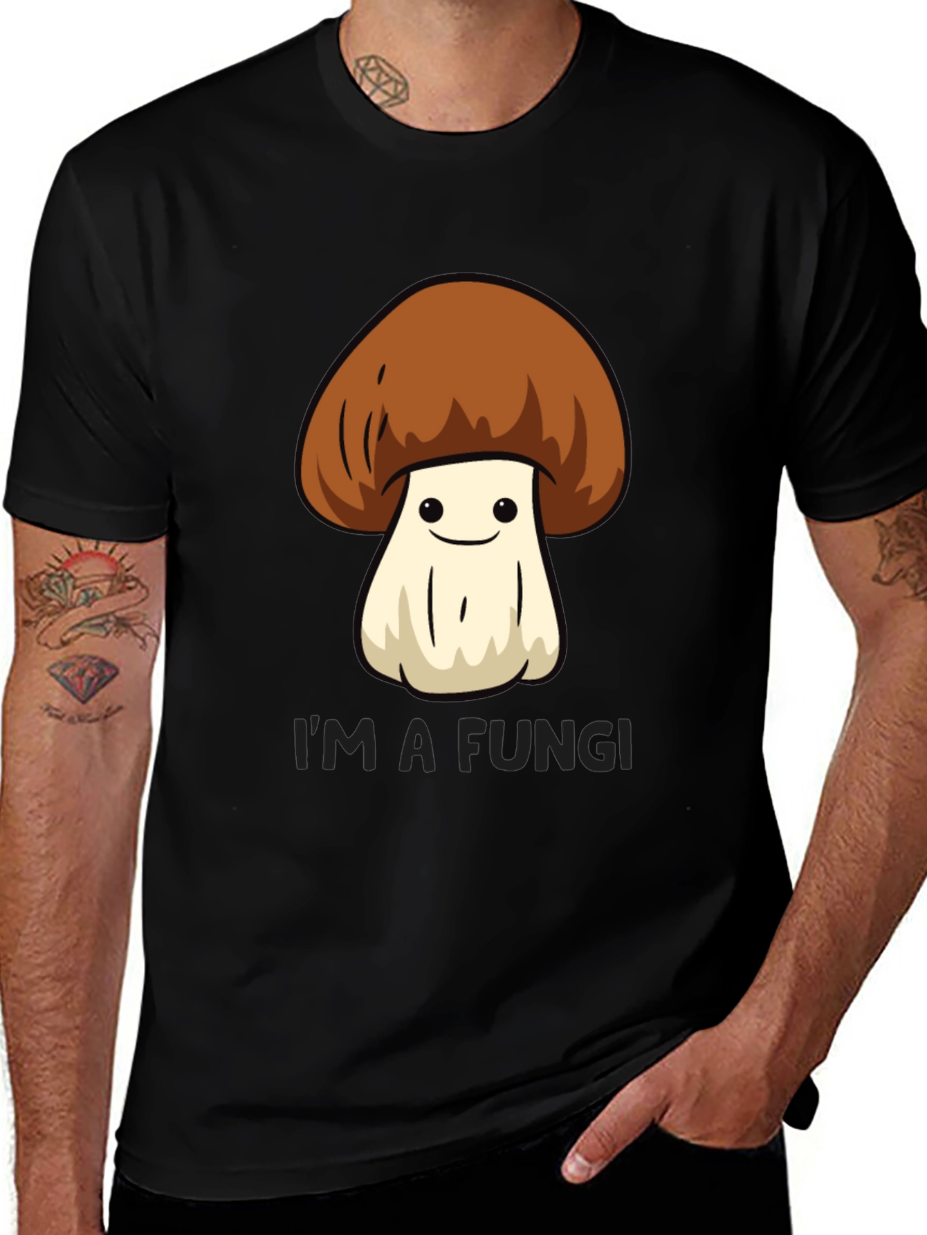 Variant 23 of I'm a Fungi Funny Mushroom Graphic Tee