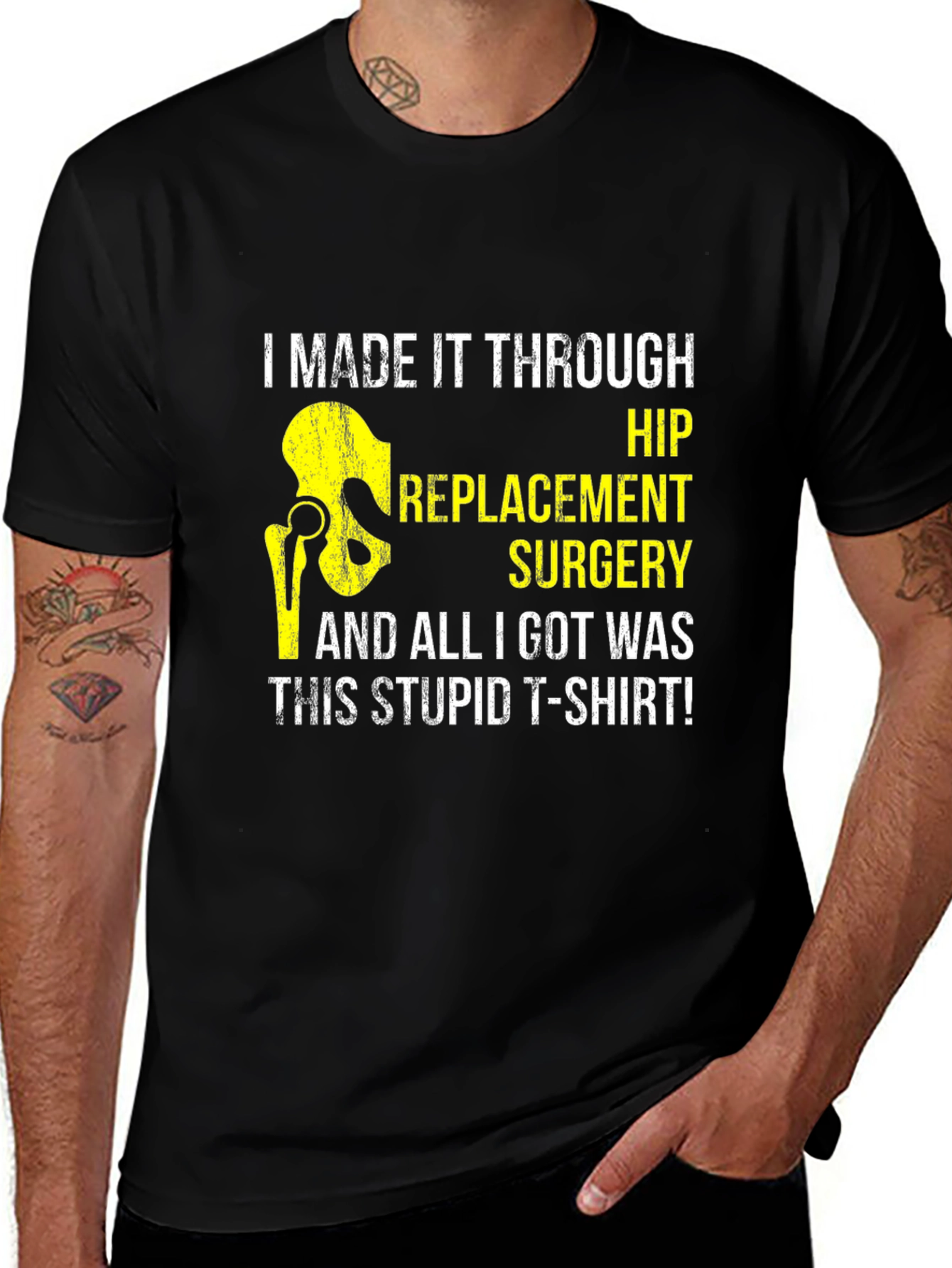 Hip Replacement Surgery T-Shirt - Funny Recovery Tee