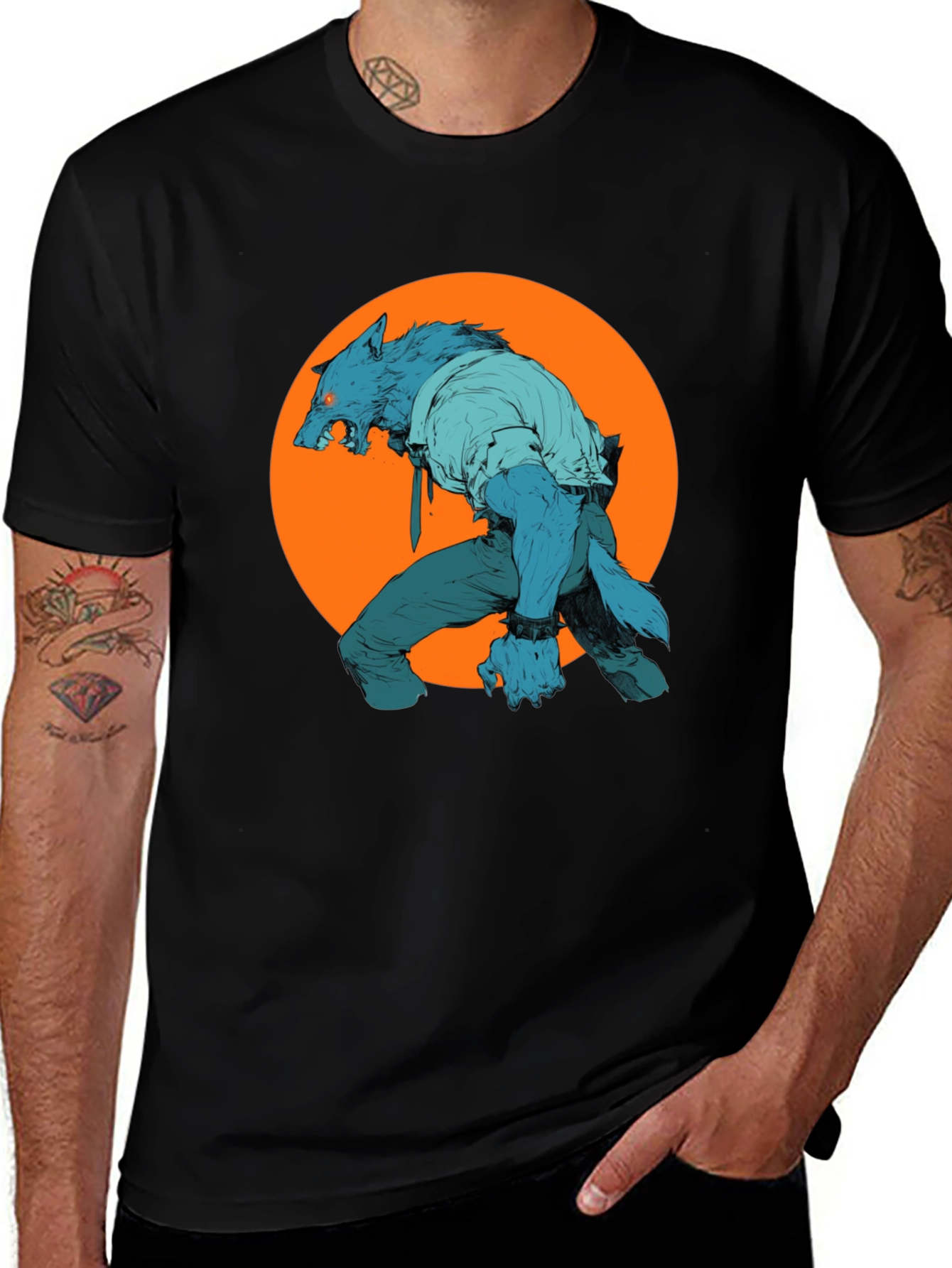 Variant 23 of Werewolf Graphic Tee - Unleash Your Inner Beast