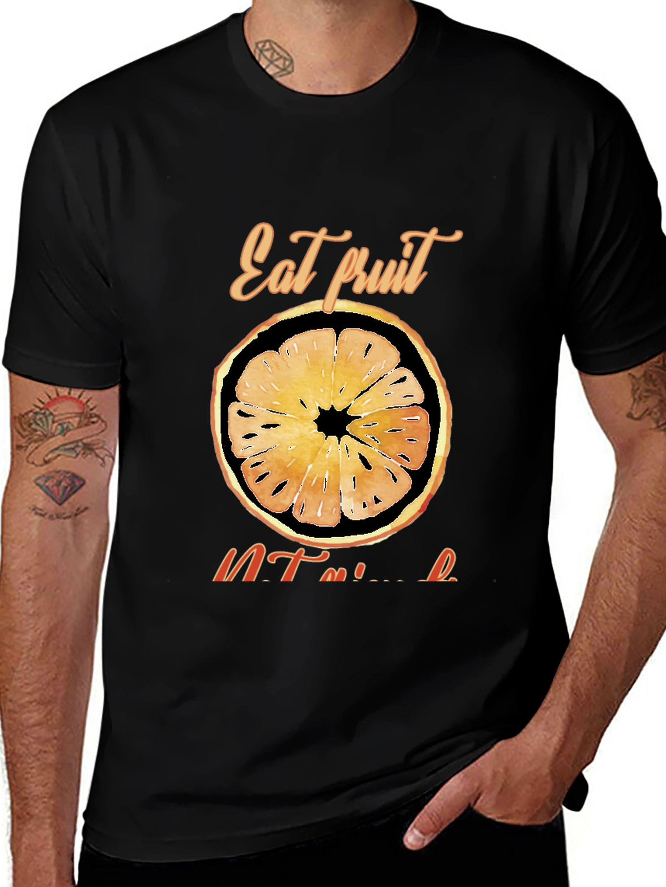 Variant 11 of Eat Fruit T-Shirt - Vitamin C Graphic Tee
