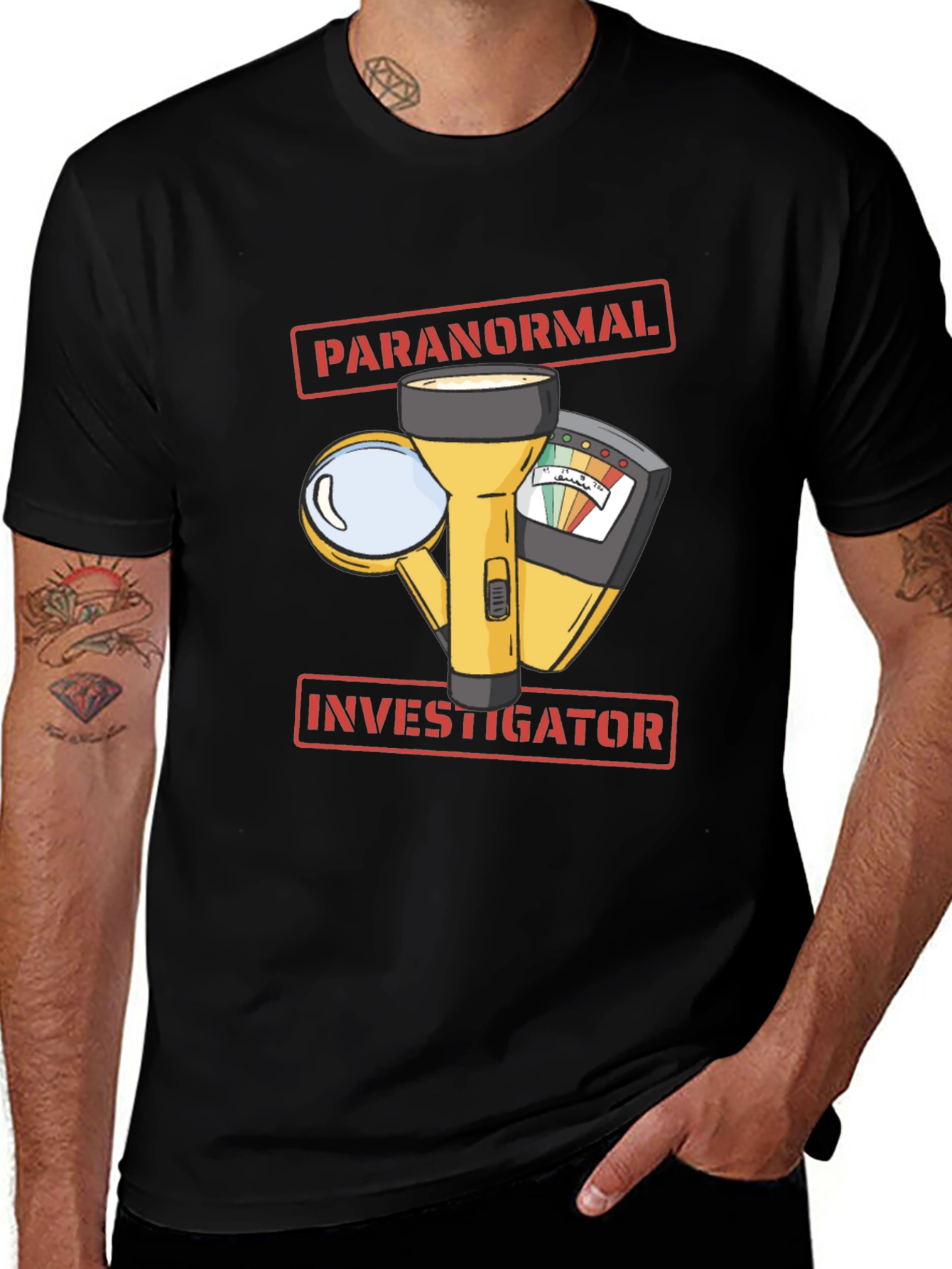 Variant 24 of Paranormal Investigator Graphic T-Shirt 