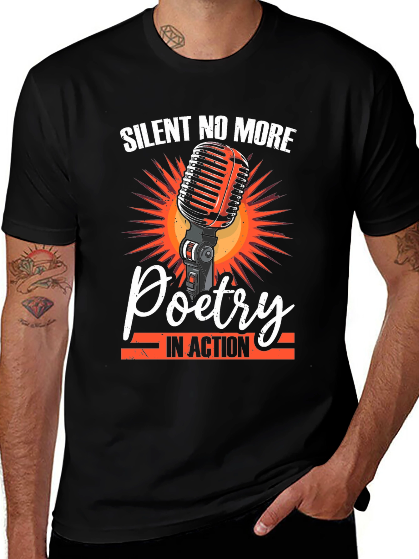 Variant 2 of Silent No More Poetry In Action Graphic Tee
