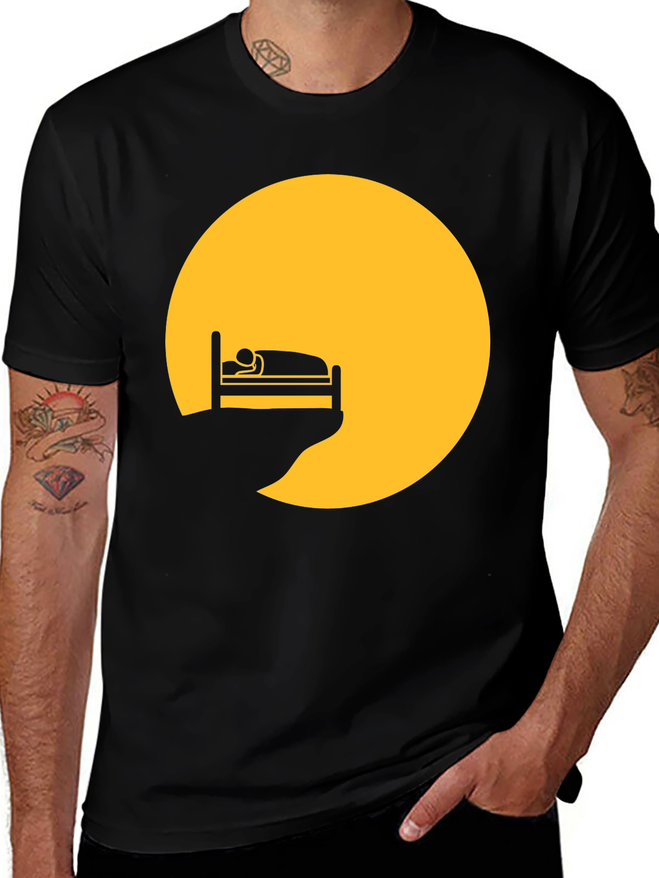 Variant 28 of Dreamscape Black Graphic Tee