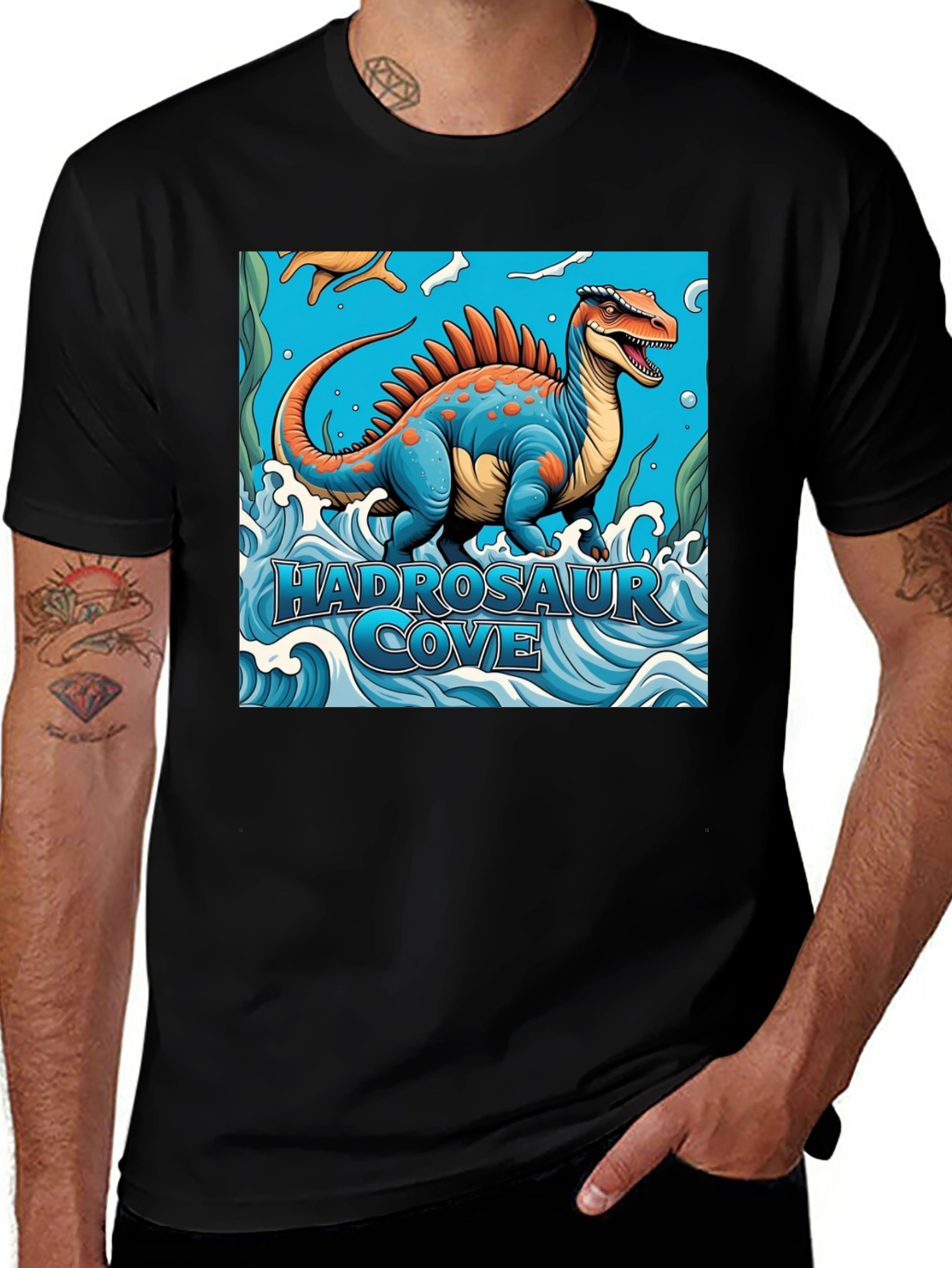 Hadrosaur Cove Graphic T-Shirt