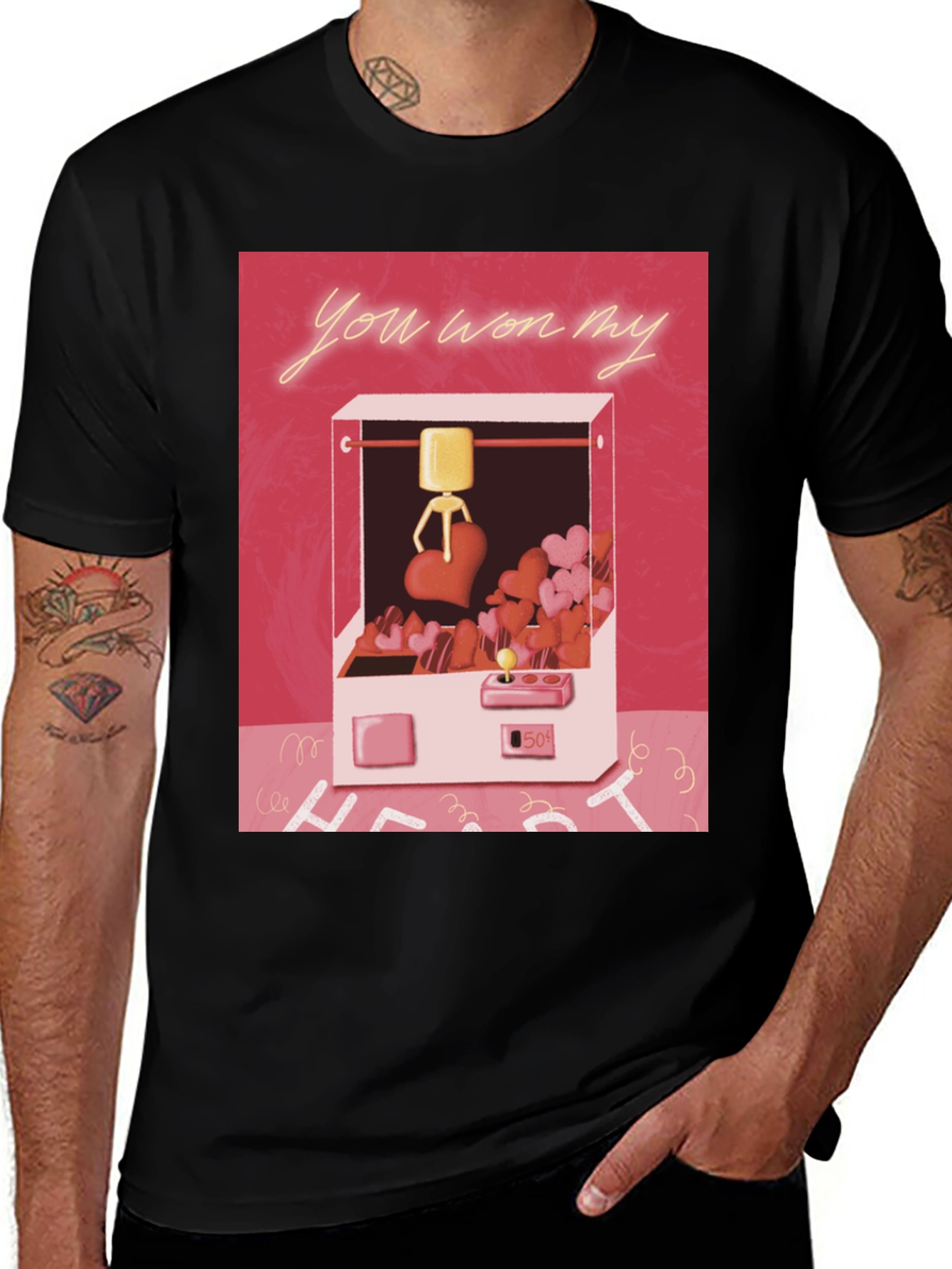 Variant 6 of You Won My Heart T-Shirt, Valentine's Day Tee