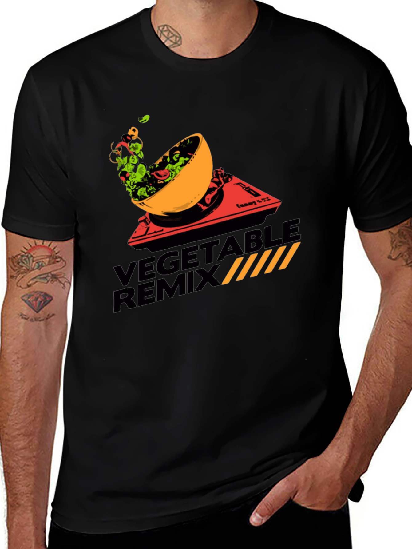 Variant 19 of Vegetable Remix Graphic T-Shirt