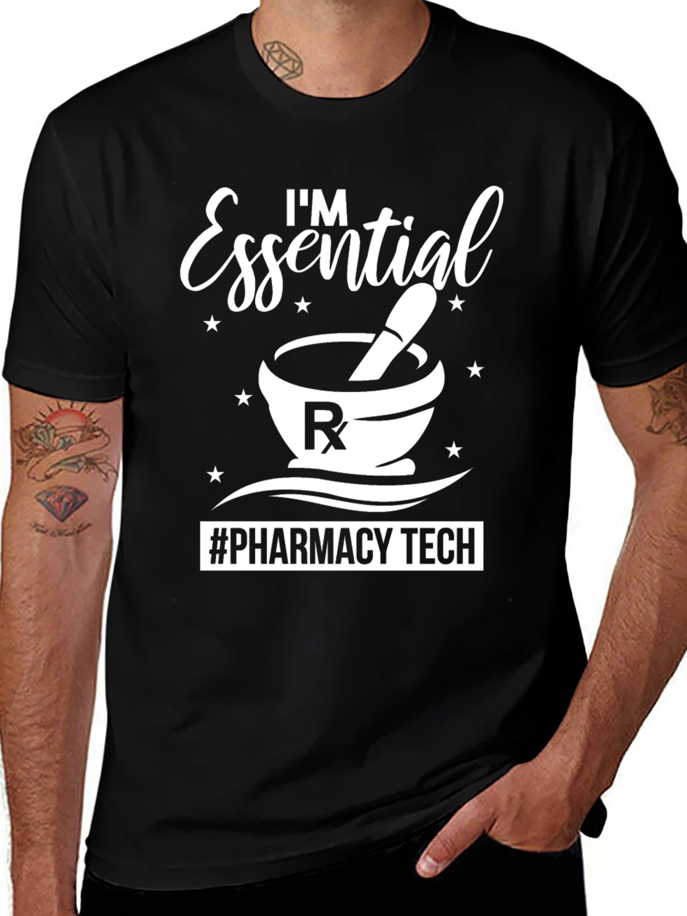 Variant 5 of Essential Pharmacy Tech T-Shirt