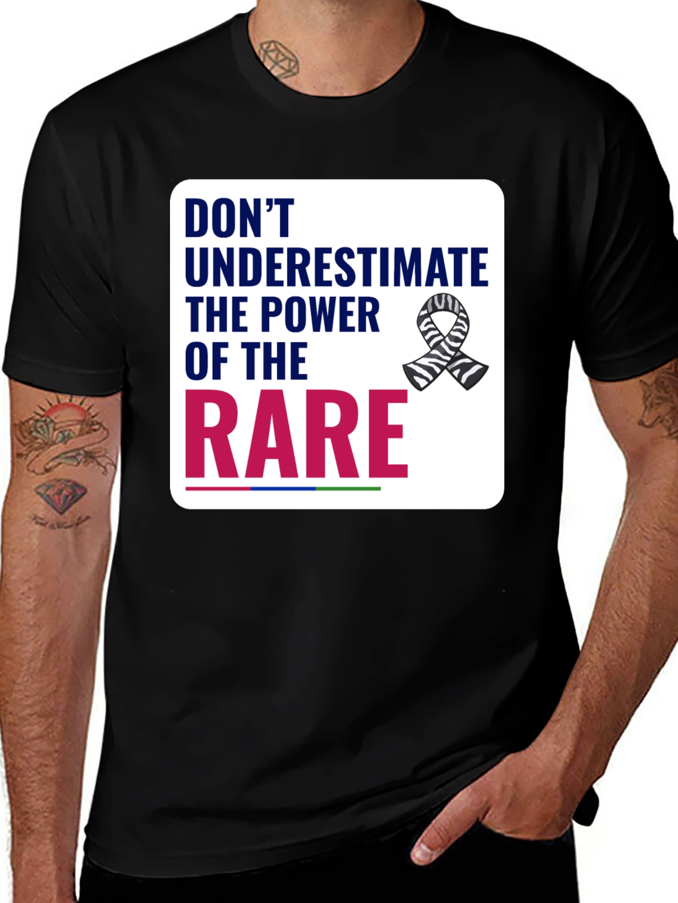 Variant 22 of Rare Disease Awareness T-Shirt - Power of the Rare