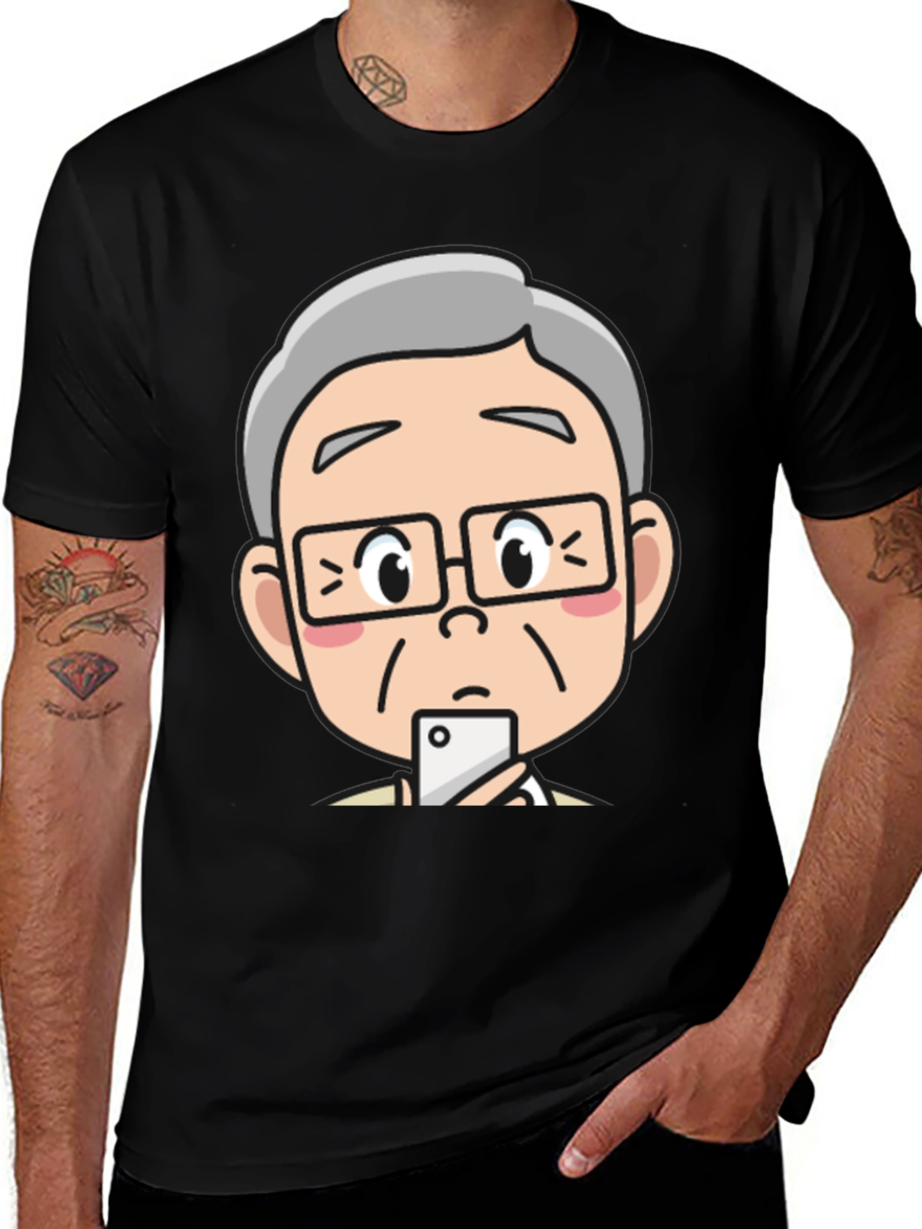 Variant 10 of Cartoon Face Graphic T-Shirt