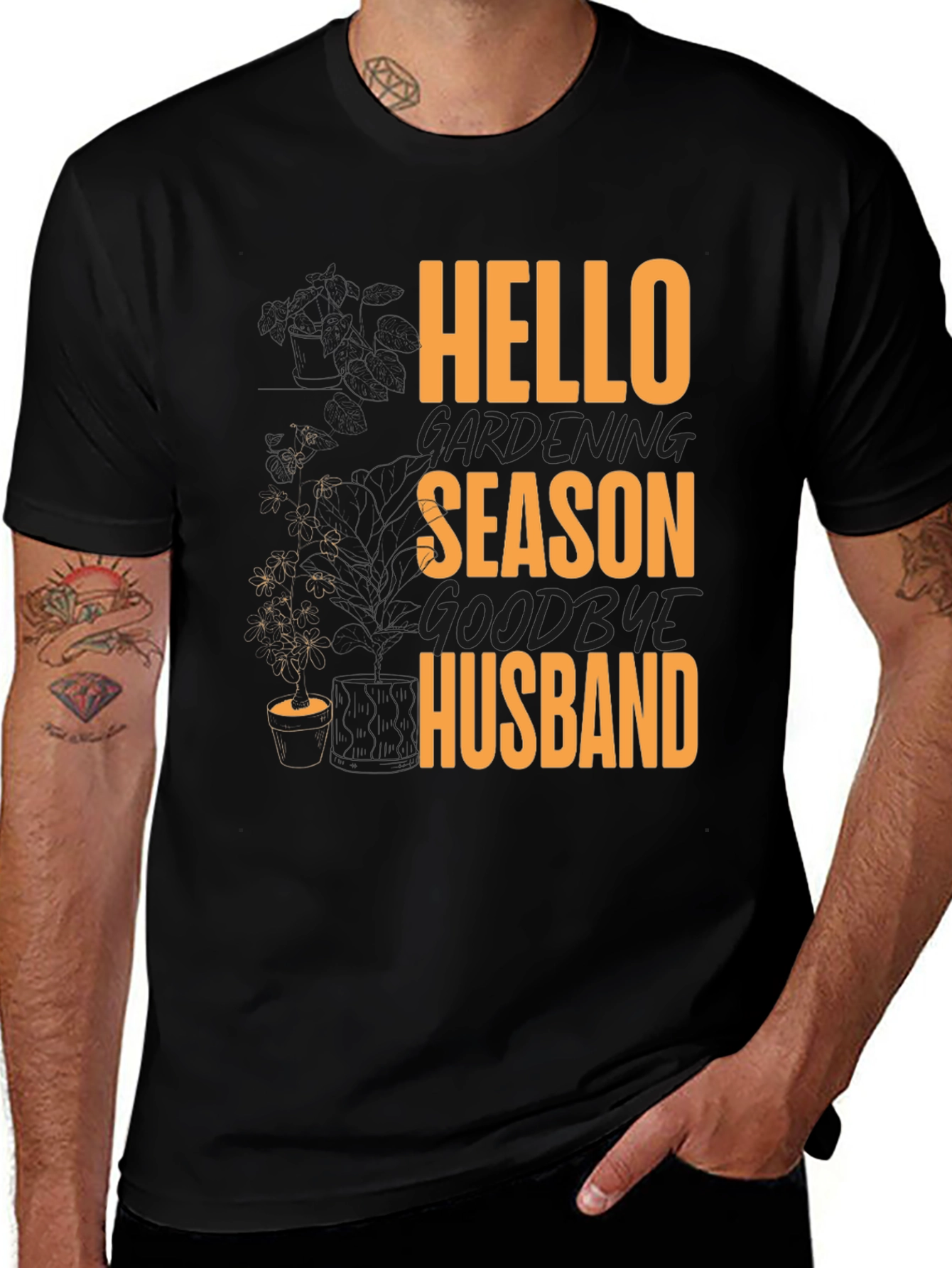 Variant 9 of Hello Gardening Season Husband T-Shirt