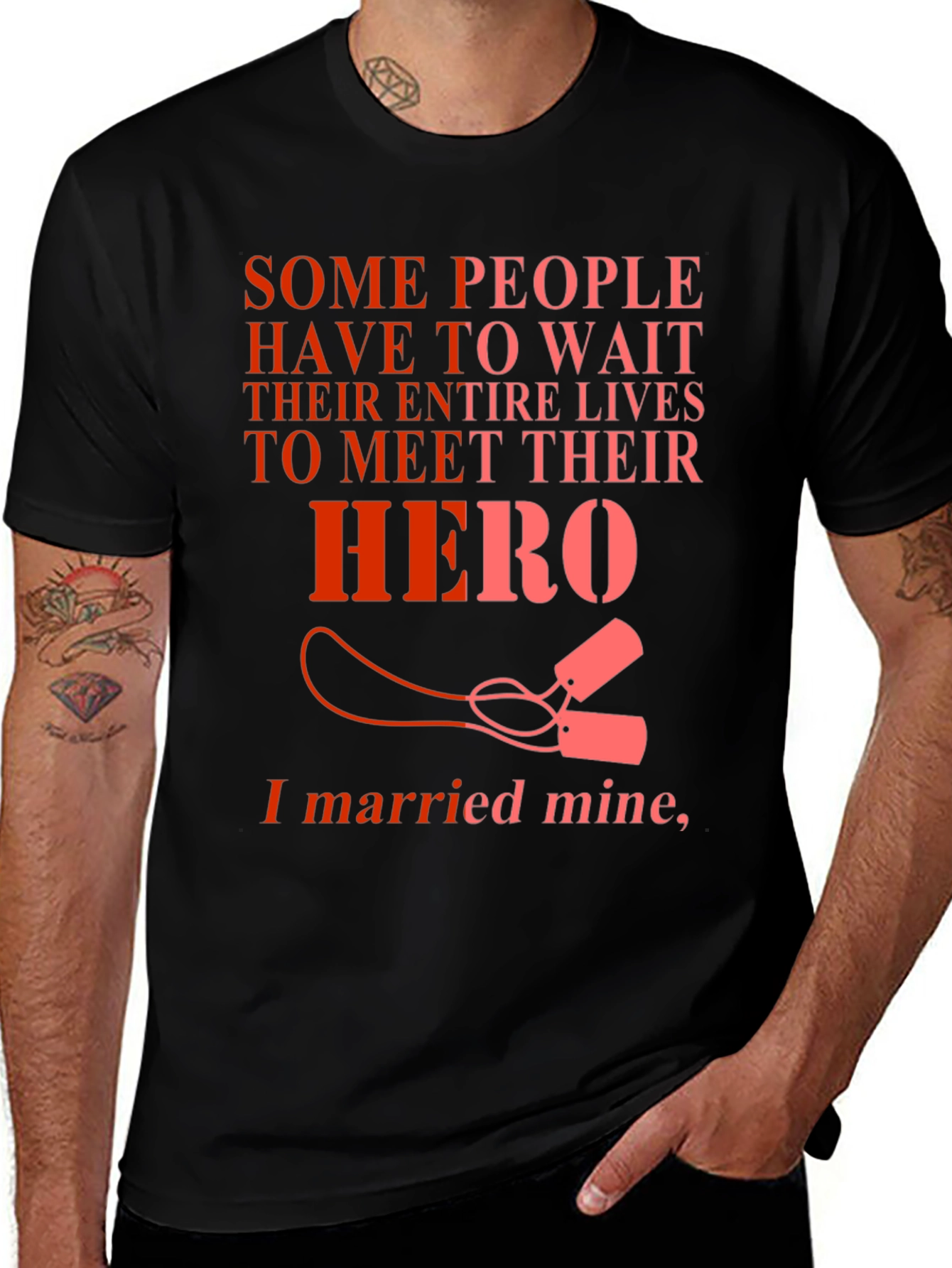 Variant 7 of I Married My Hero Graphic T-Shirt
