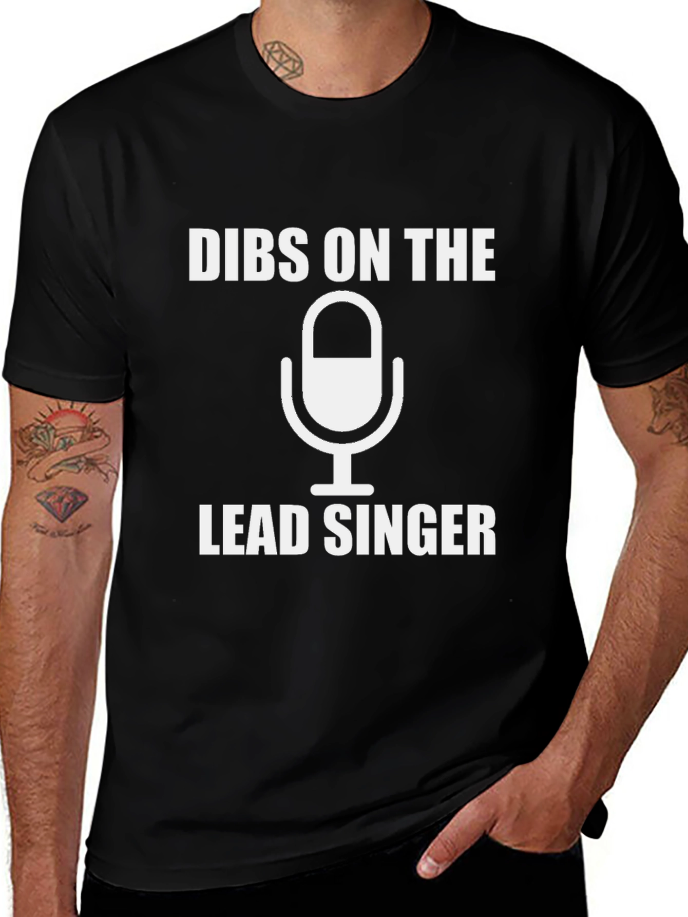 Variant 26 of Dibs on the Lead Singer - Graphic T-Shirt
