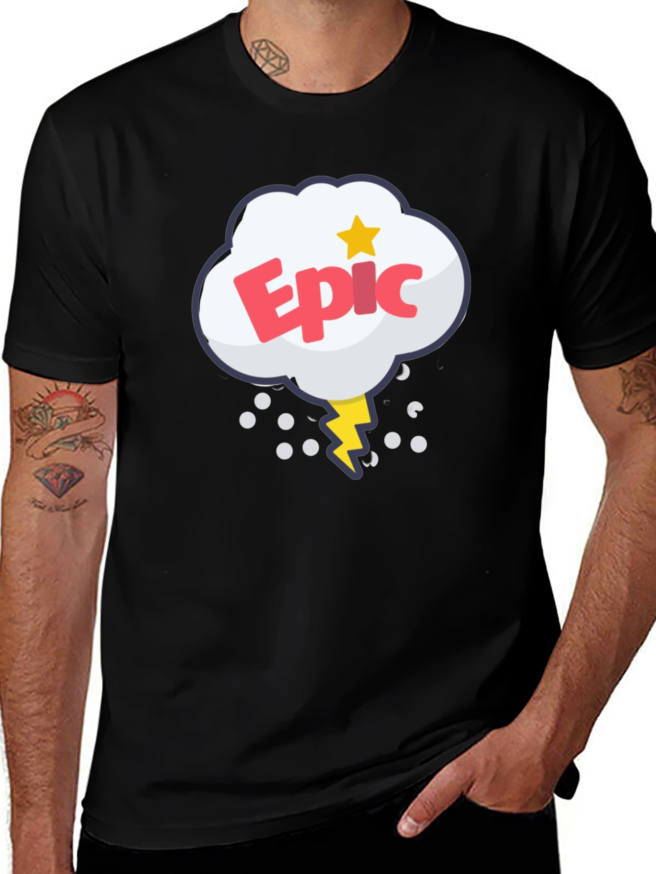 Variant 25 of Epic Cartoon Style Graphic T-Shirt