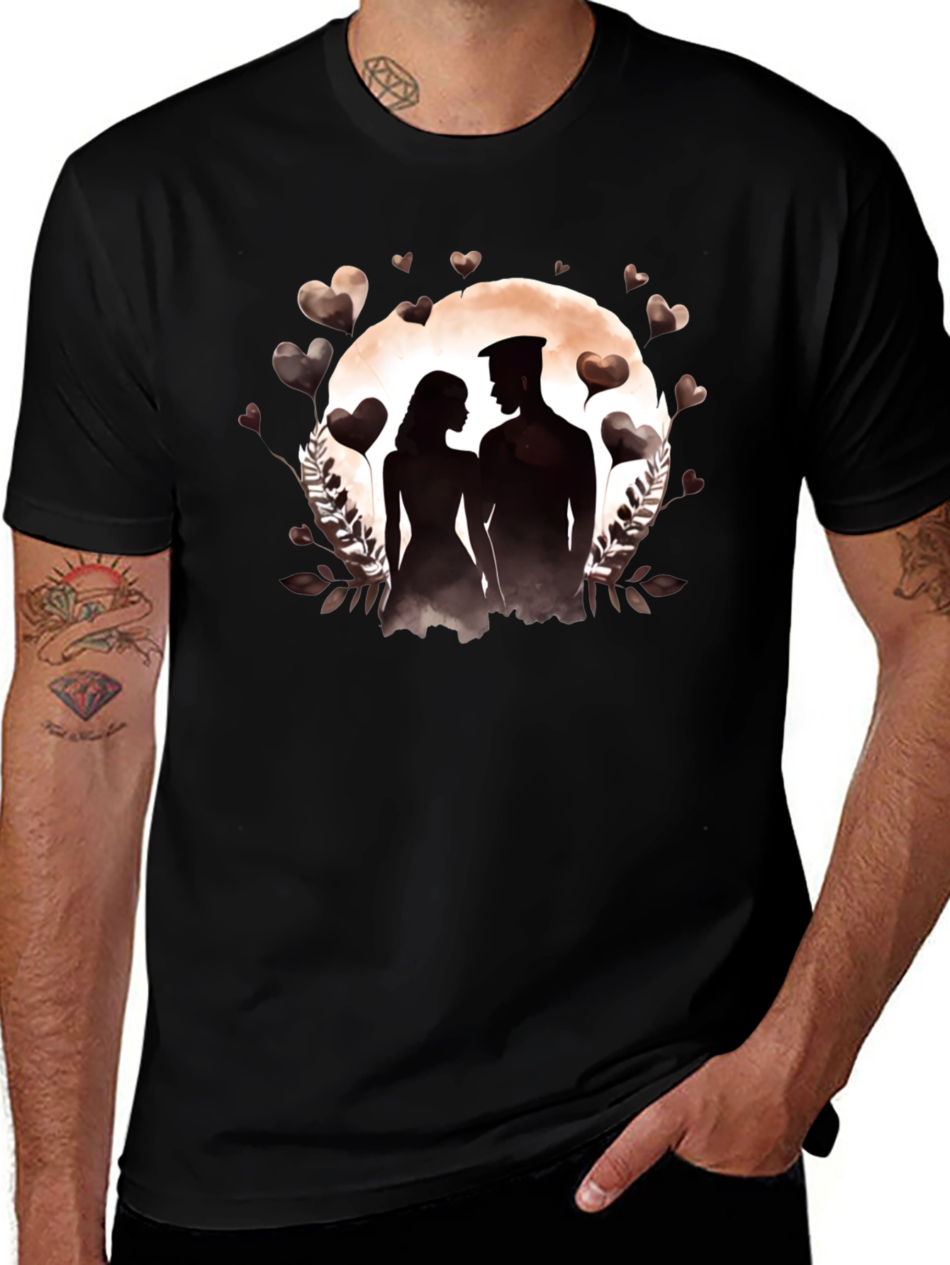 Variant 26 of Romantic Silhouette T-Shirt