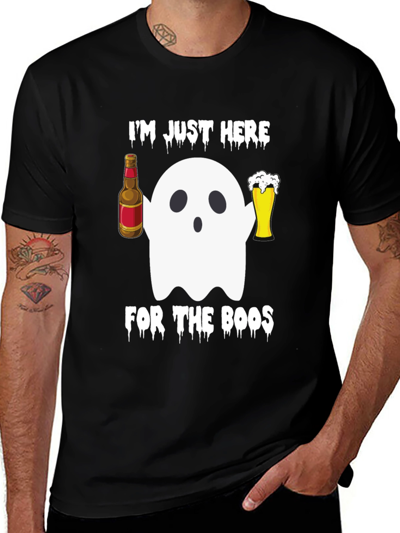 Variant 12 of Boo's Halloween Ghost Beer T-Shirt
