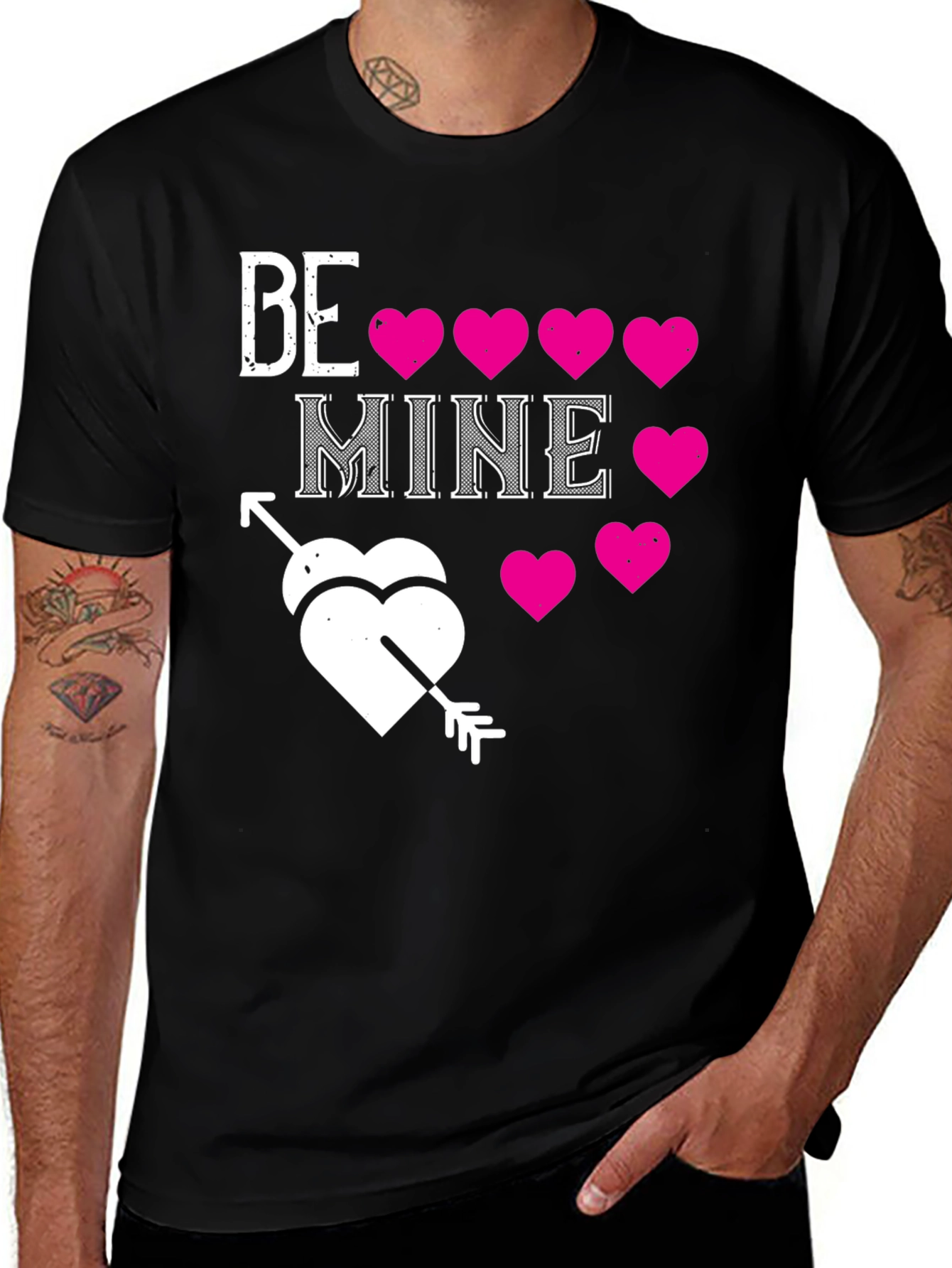 Variant 9 of Be Mine Valentine's Day Graphic T-Shirt