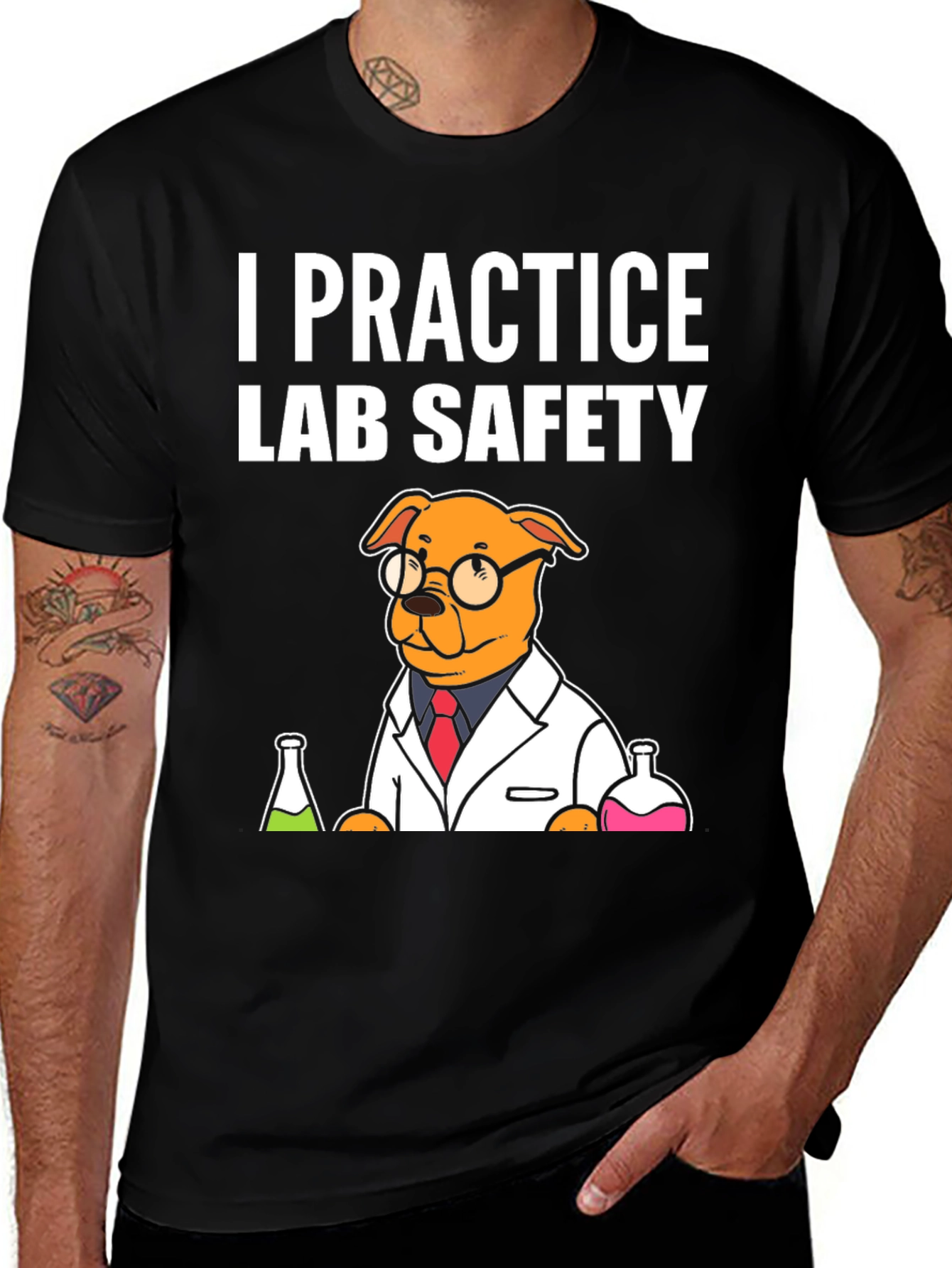 I Practice Lab Safety T-Shirt