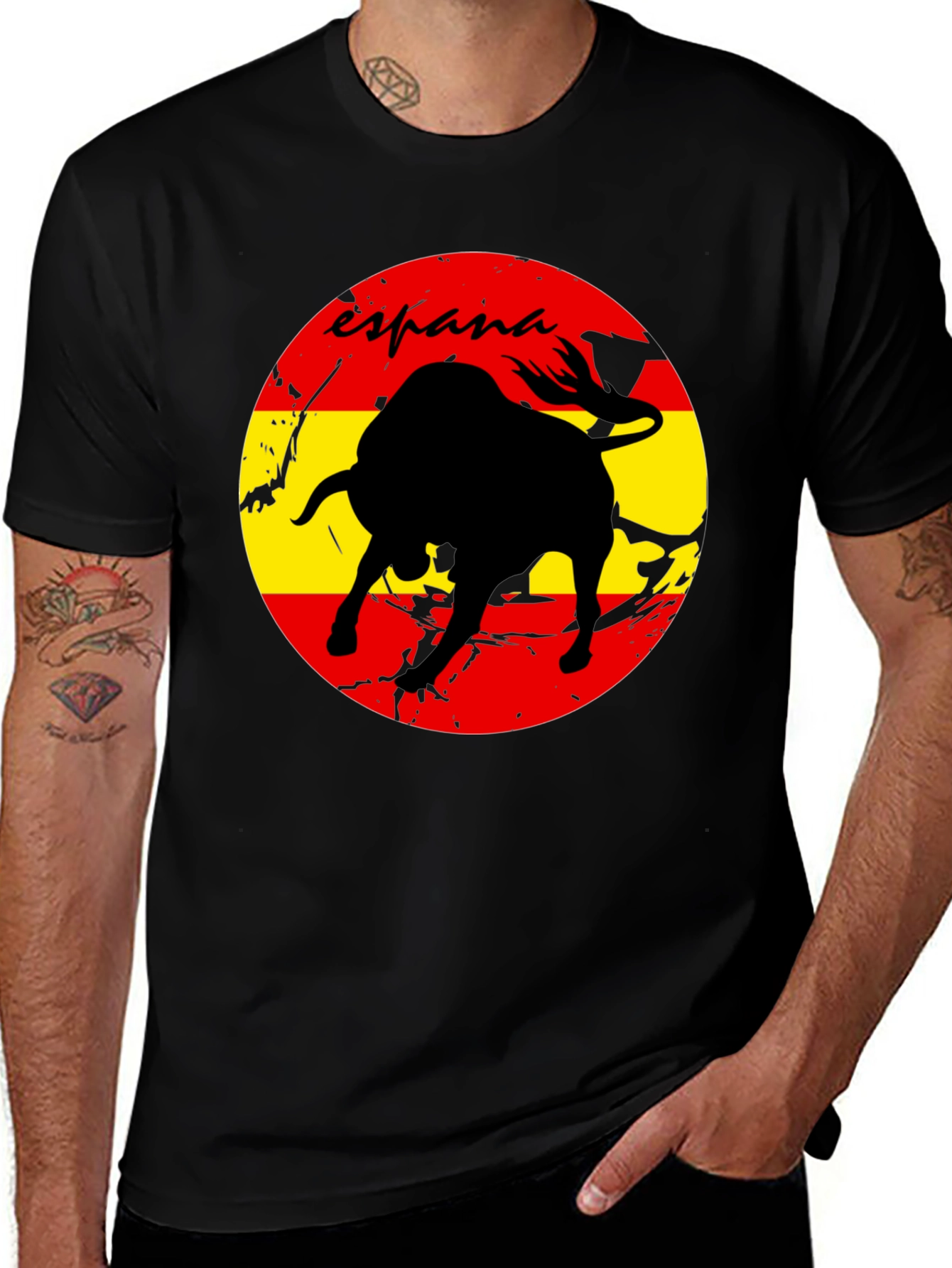 Variant 12 of España Bull Black T-Shirt