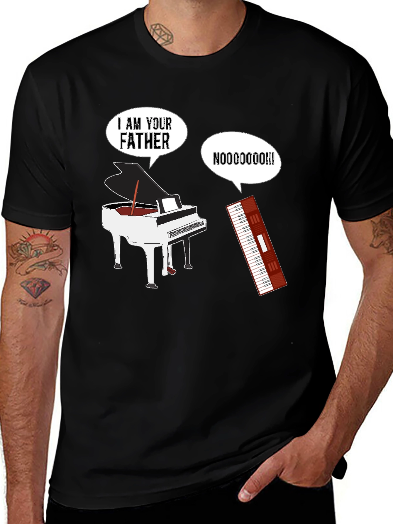 I Am Your Father Piano T-Shirt