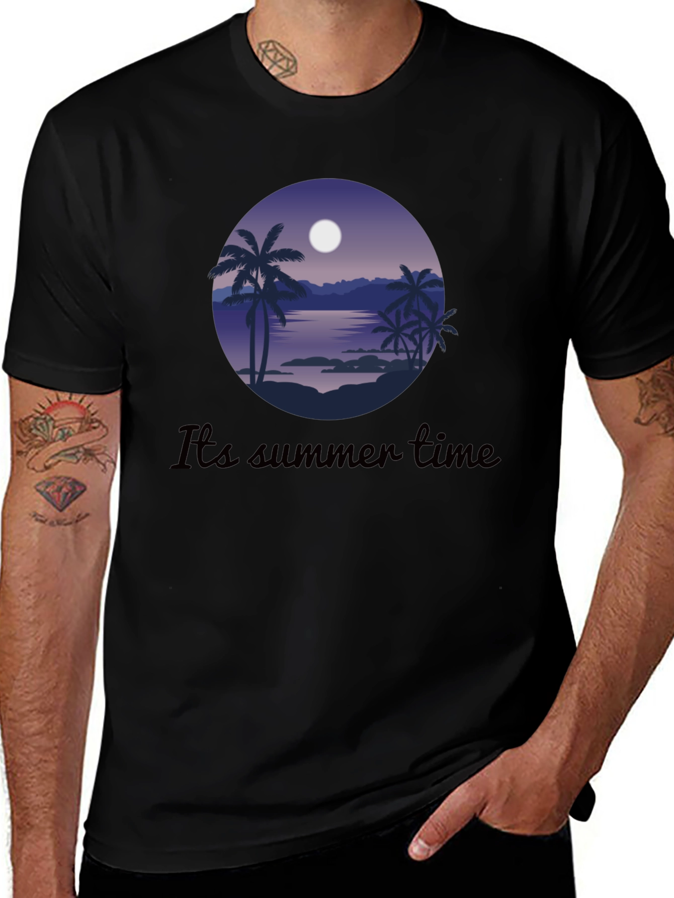 Summer Time Palm Tree T-Shirt
