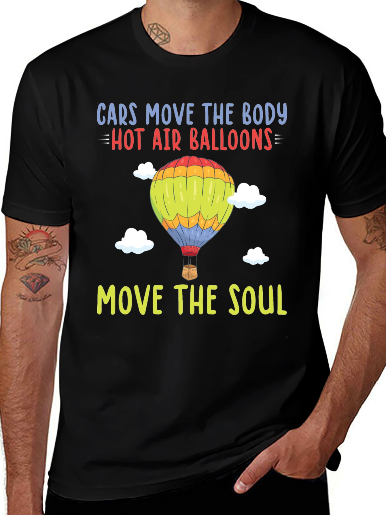 Variant 23 of Hot Air Balloon Soul T-Shirt