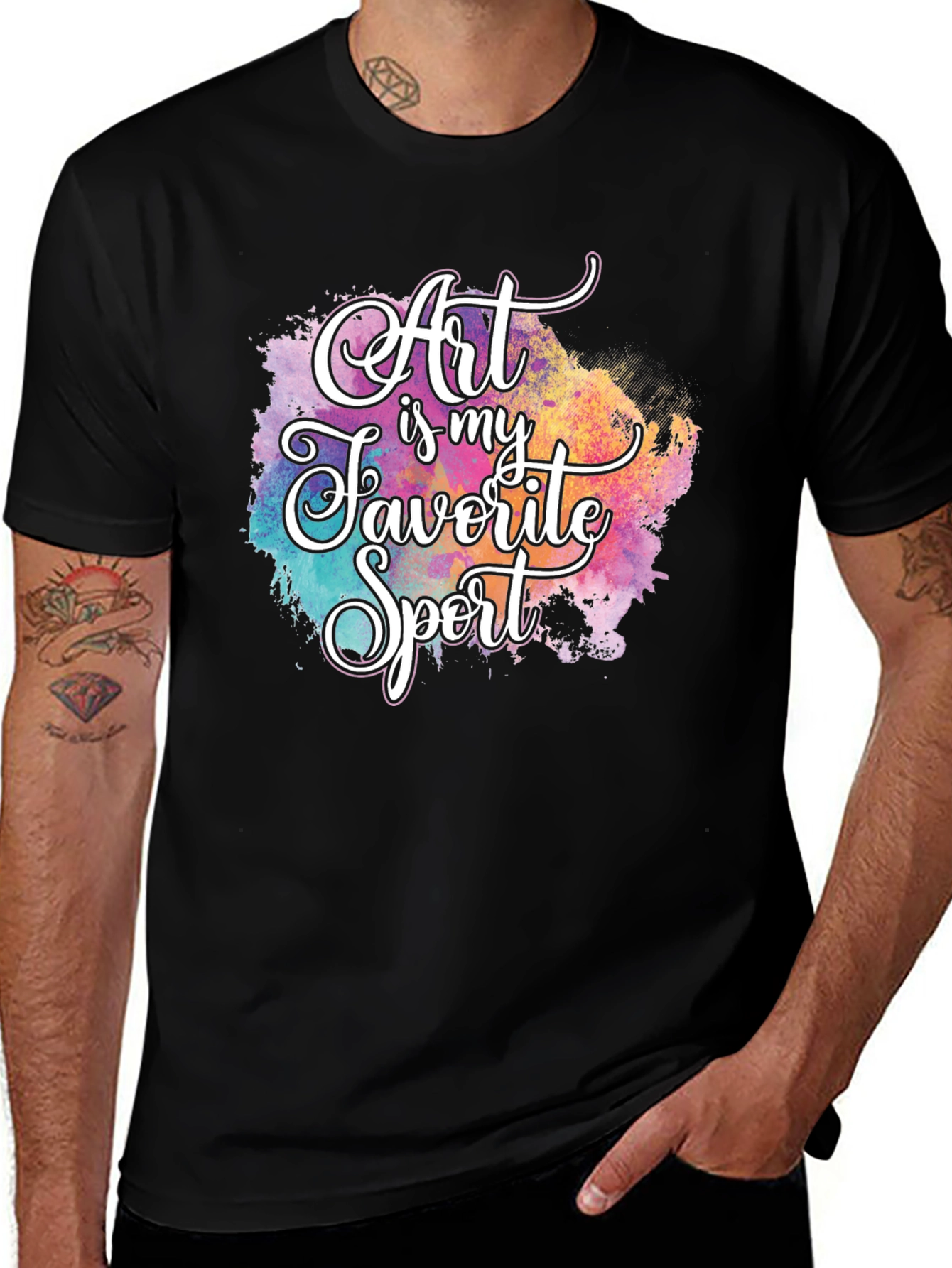 Variant 28 of Art is my Favorite Sport T-Shirt