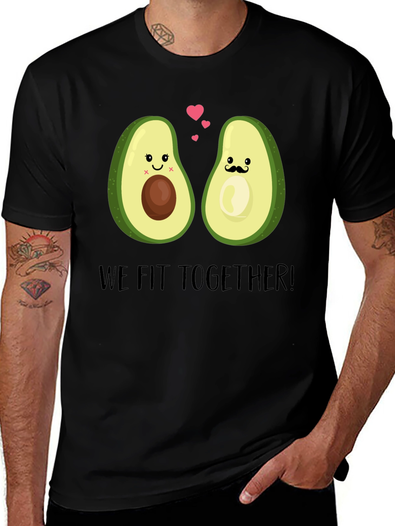 Variant 26 of We Fit Together Avocado Couple T-Shirt