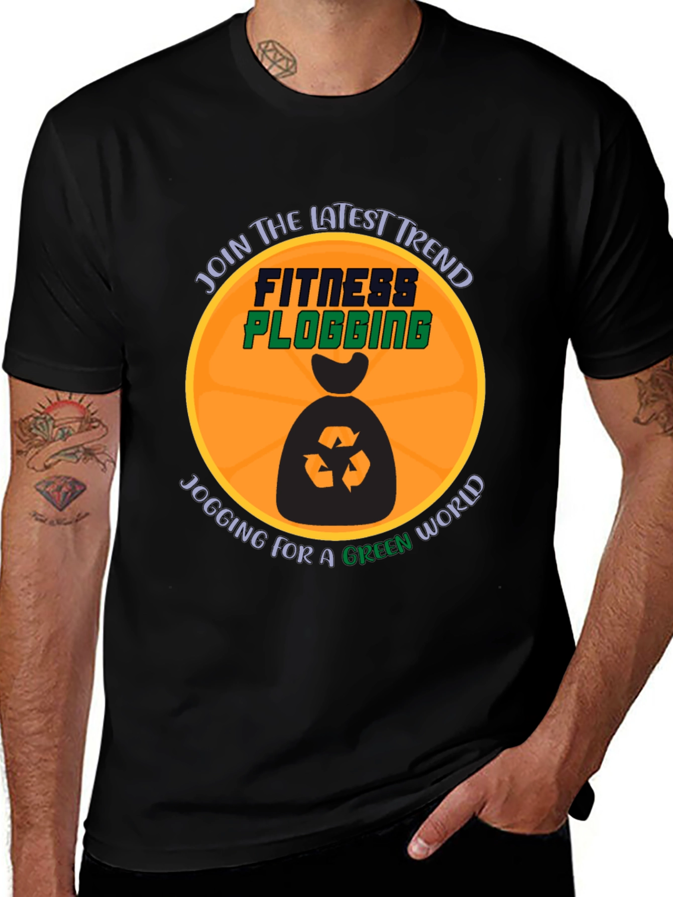 Variant 22 of Fitness Plogging T-Shirt