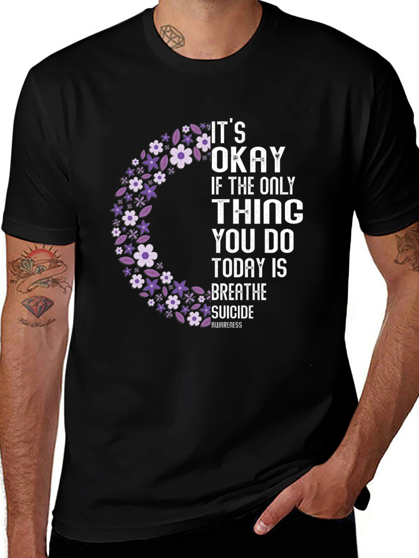 It's Okay T-Shirt - Suicide Awareness 