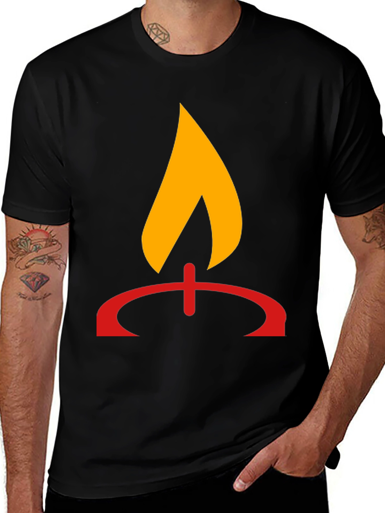 Variant 25 of Incredibles Logo Graphic Tee - Black Cotton Blend