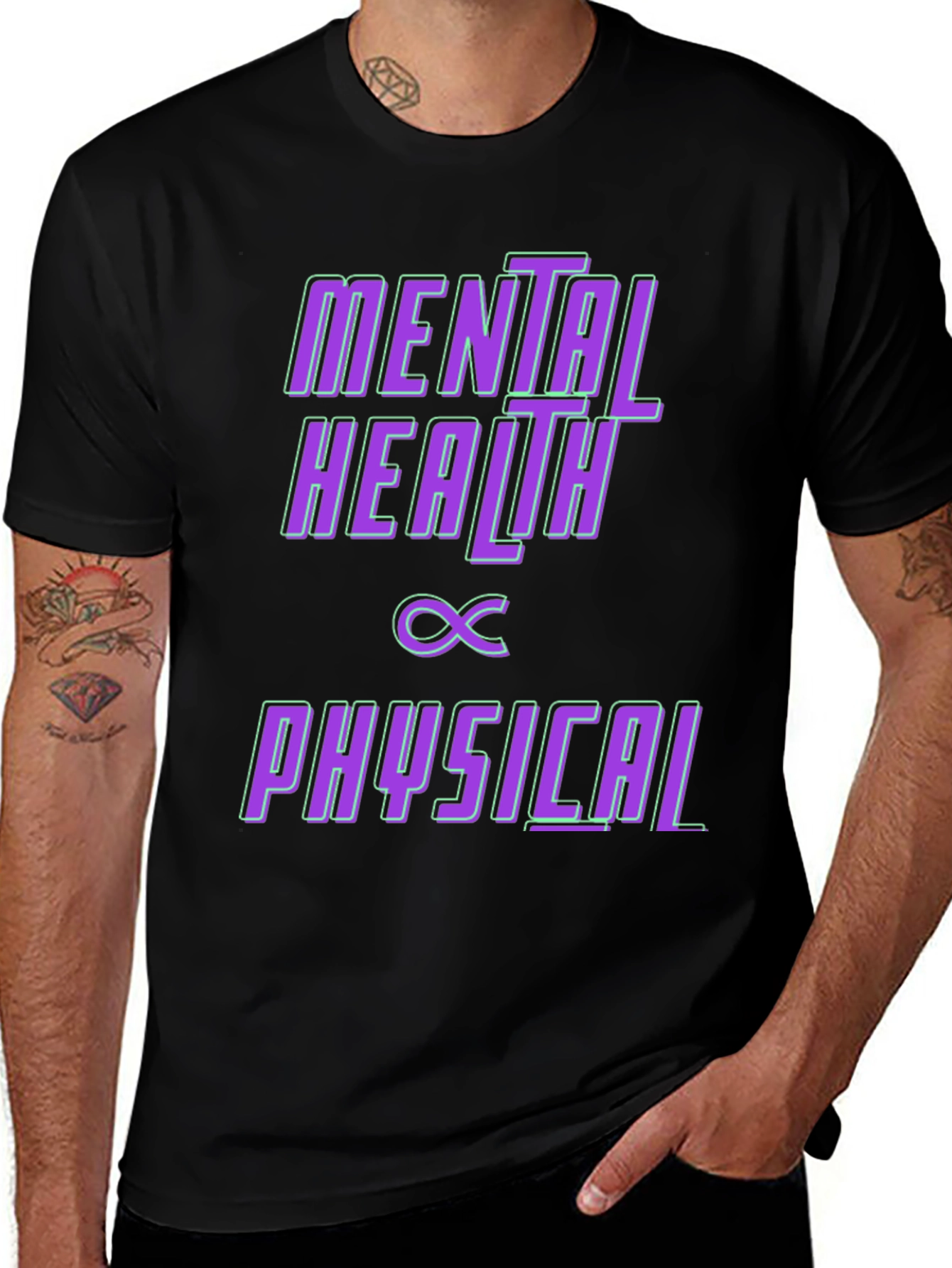 Variant 25 of Mental & Physical Health Graphic Tee