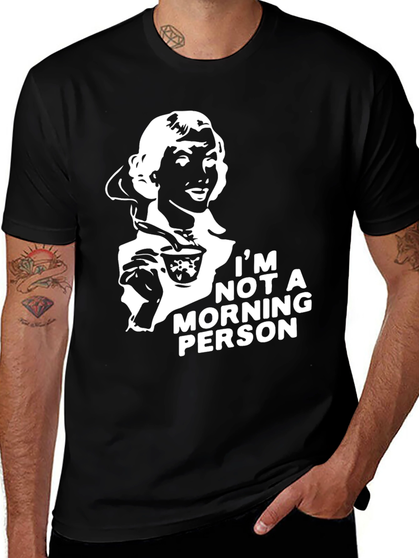 Variant 26 of I'm Not a Morning Person Graphic Tee