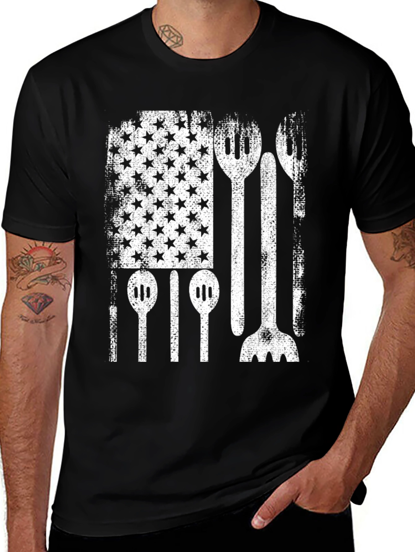 Variant 26 of American Chef Flag T-Shirt