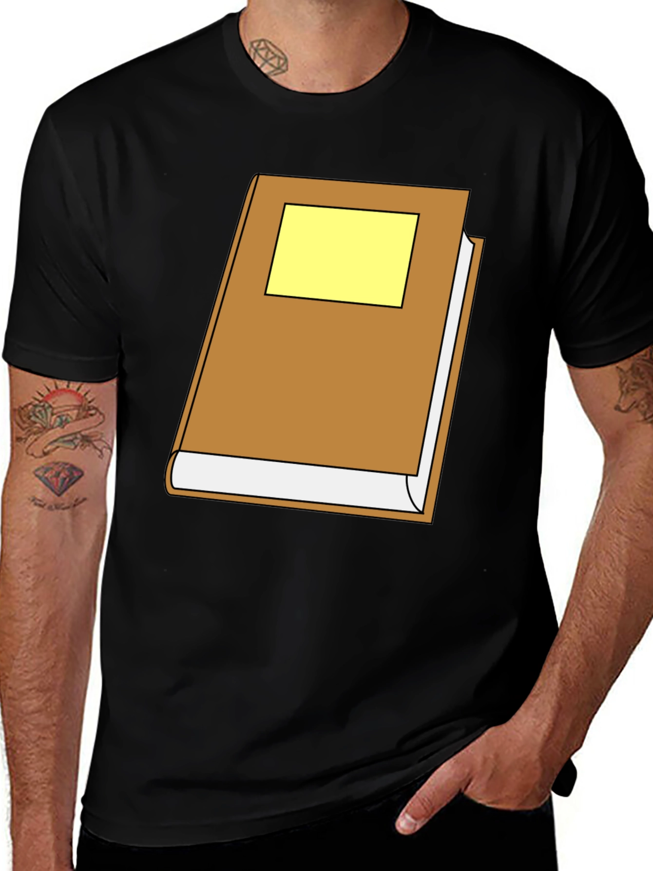 Variant 25 of Bookworm Tee: Novelty Book Graphic T-Shirt