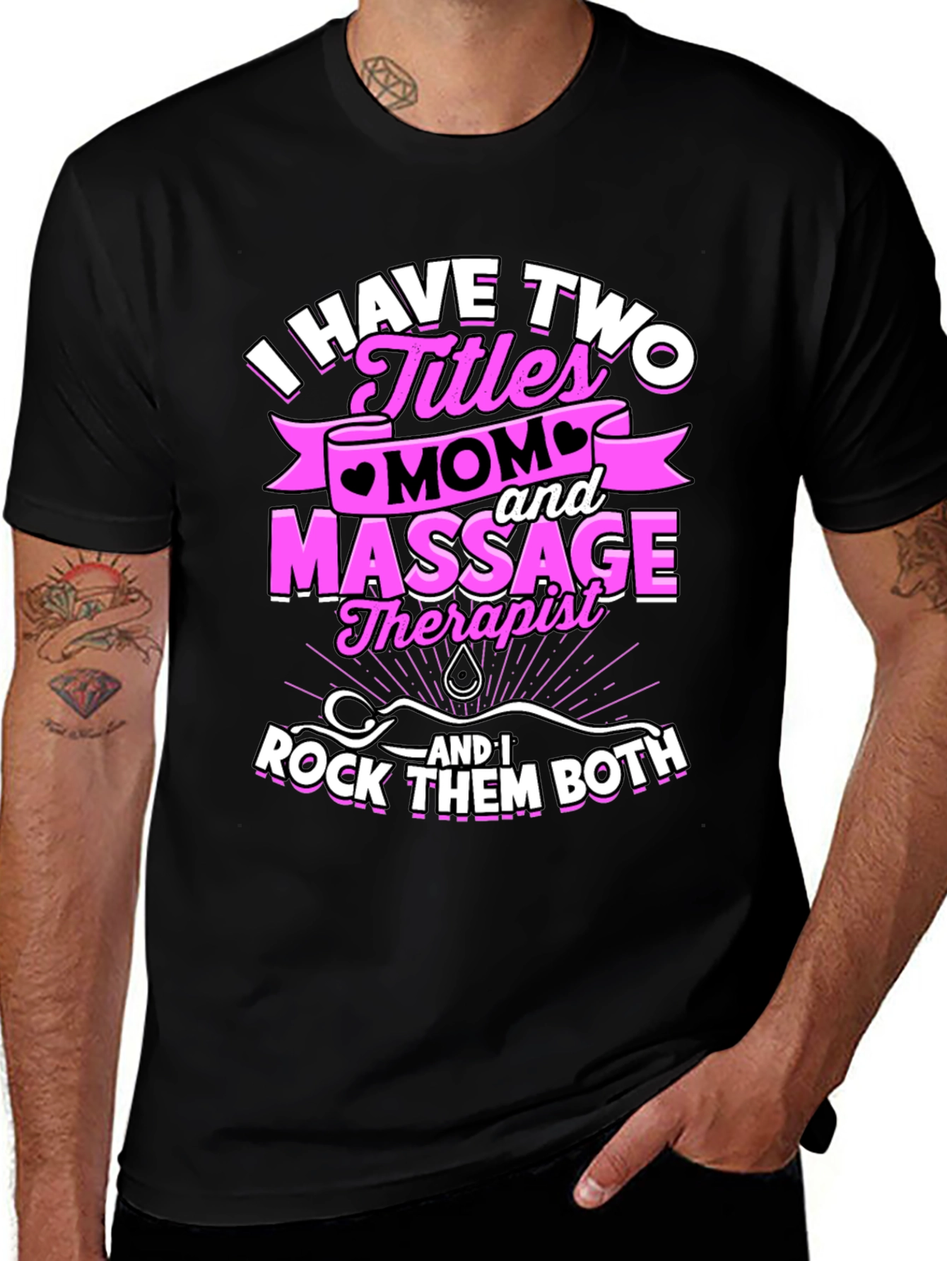 Mom and Massage Therapist T-Shirt