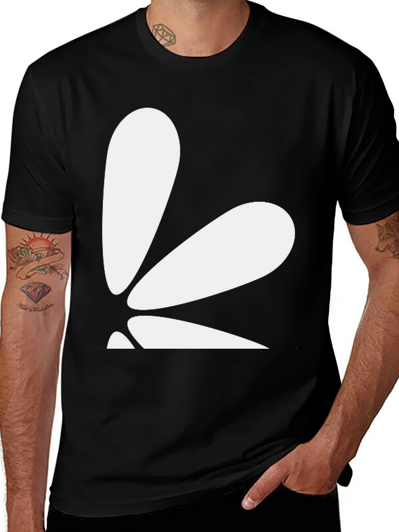 Variant 15 of Abstract Graphic Black T-Shirt