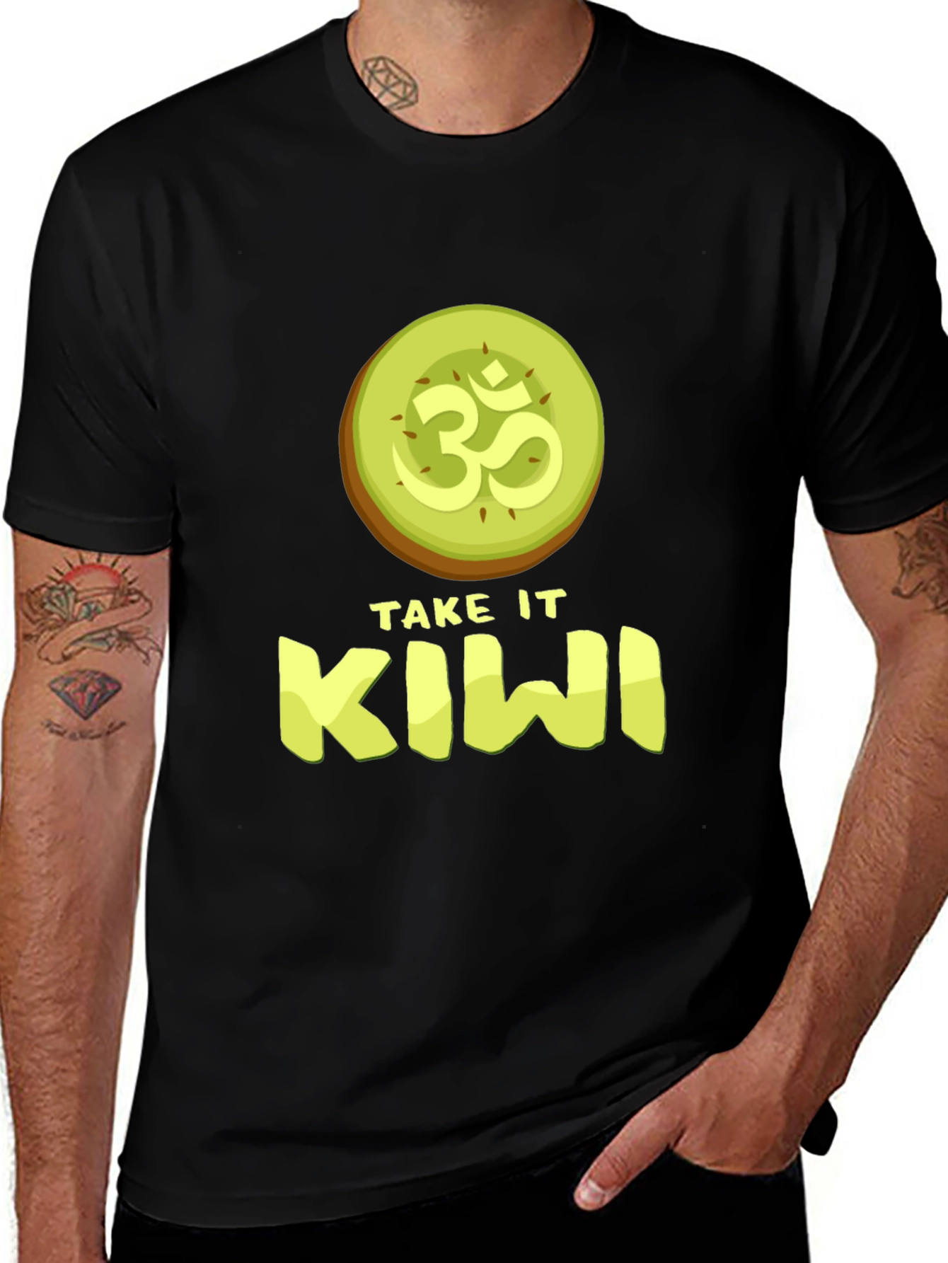 Variant 14 of Take It Kiwi T-Shirt - Funny Fruit Pun Tee