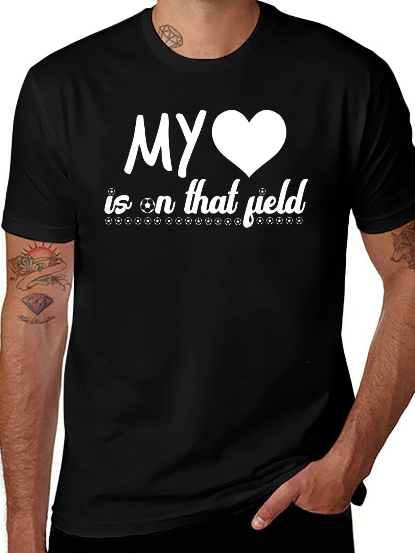 Variant 8 of My Heart is on That Field T-Shirt