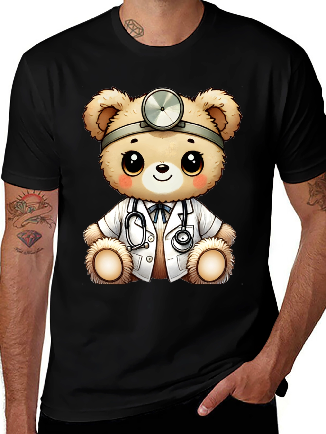 Variant 30 of Doctor Teddy Bear Graphic T-Shirt
