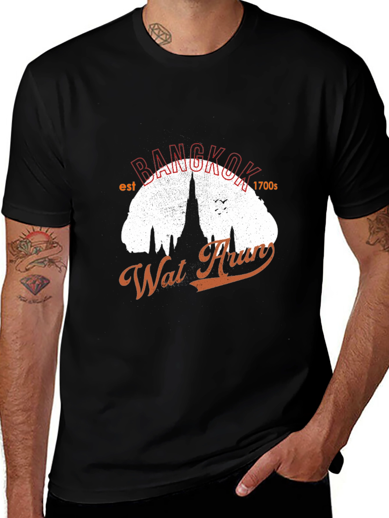 Bangkok Wat Arun Temple T-Shirt