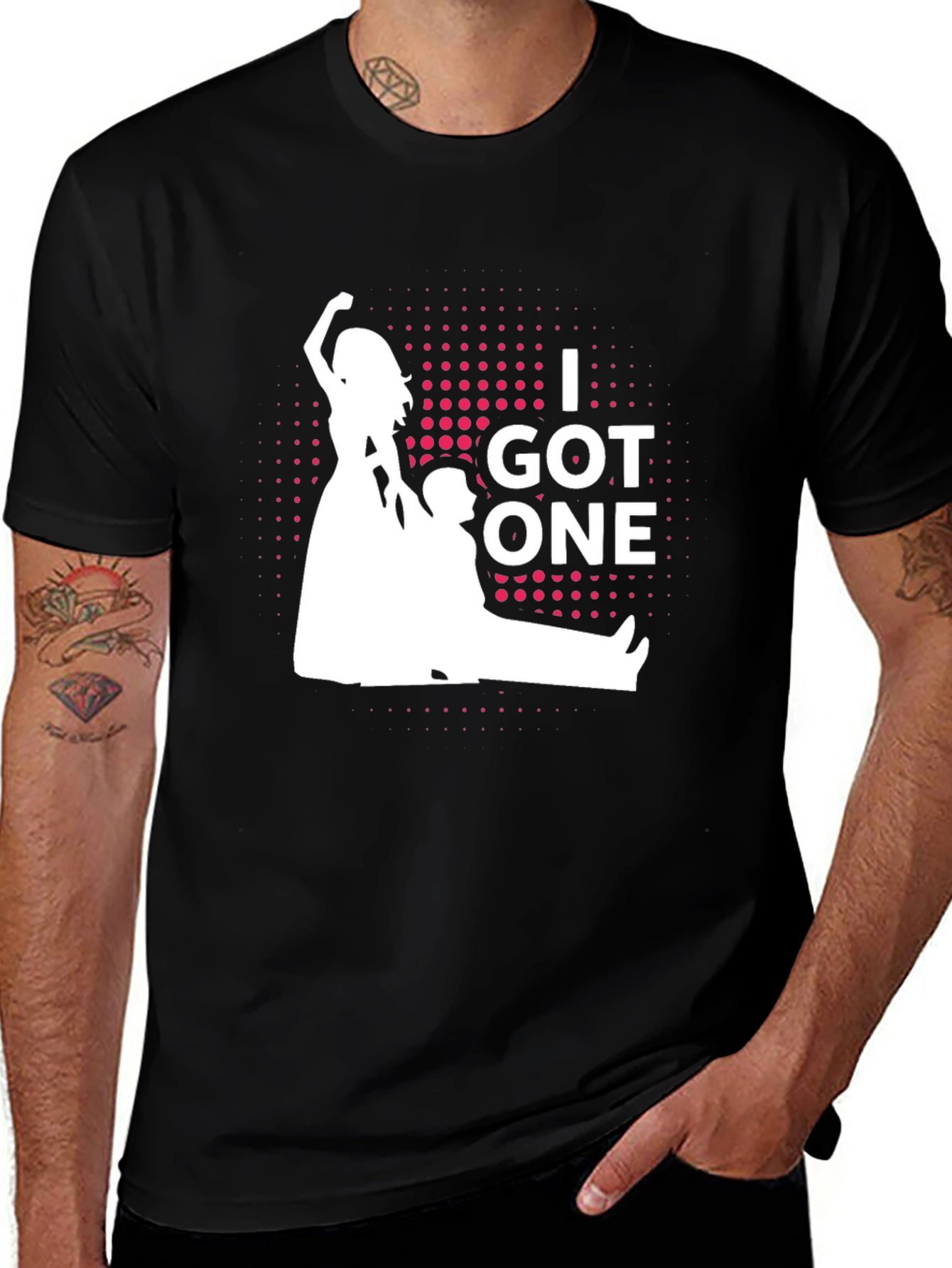 I Got One T-Shirt - Bride Groom Funny Graphic Tee
