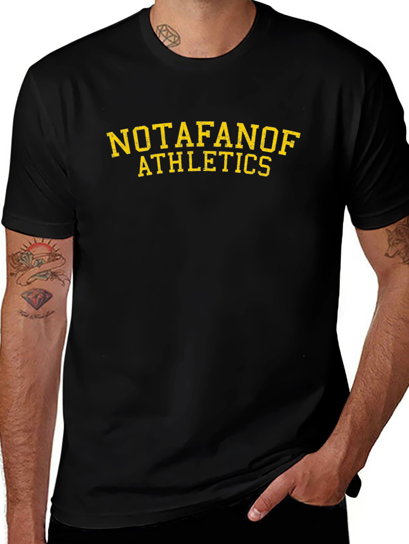 Variant 24 of NOTAFANOF Athletics Graphic T-Shirt