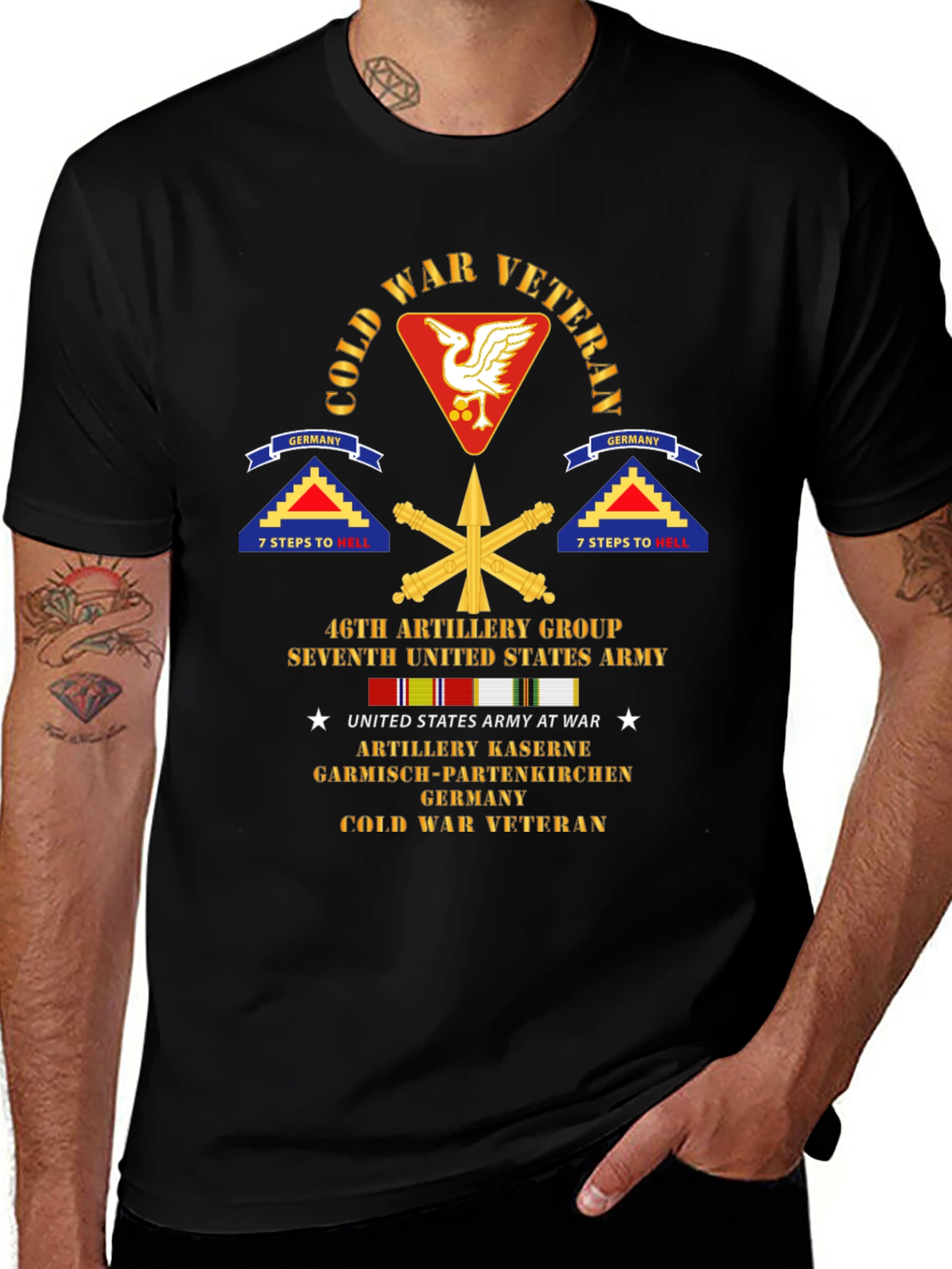 Cold War Veteran 46th Artillery Group T-Shirt