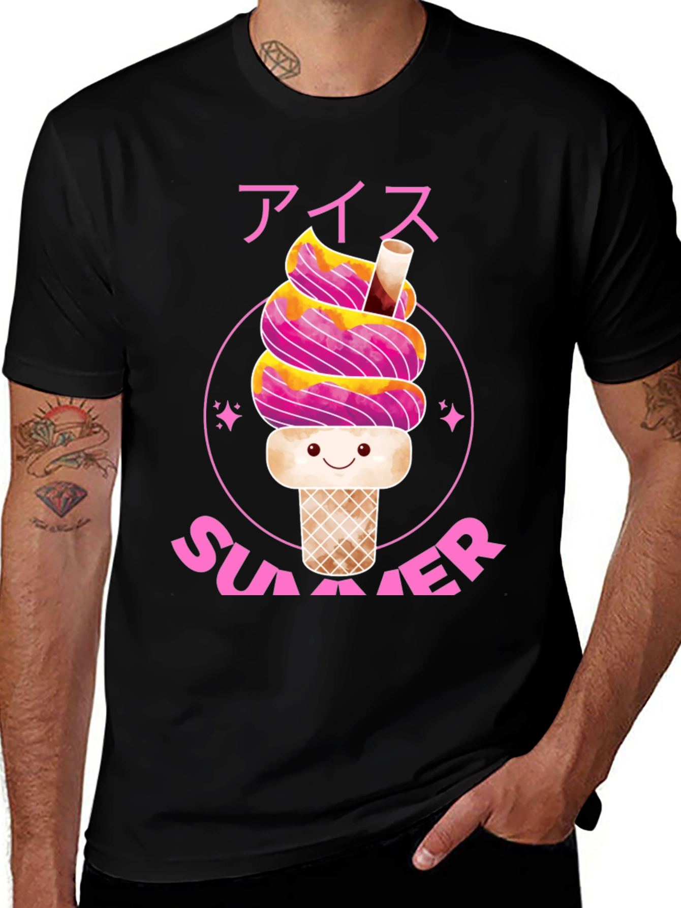 Variant 5 of Summer Ice Cream Graphic Tee