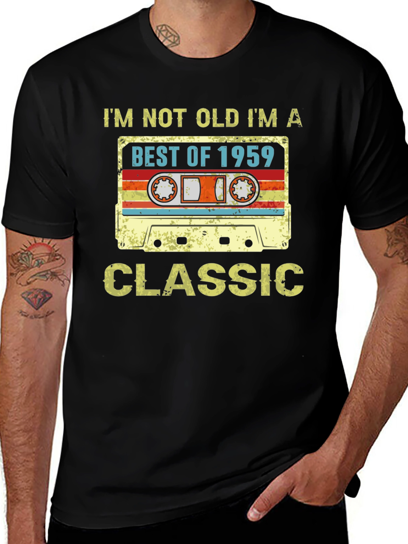 Variant 14 of Best of 1959 Classic Cassette Tape T-Shirt